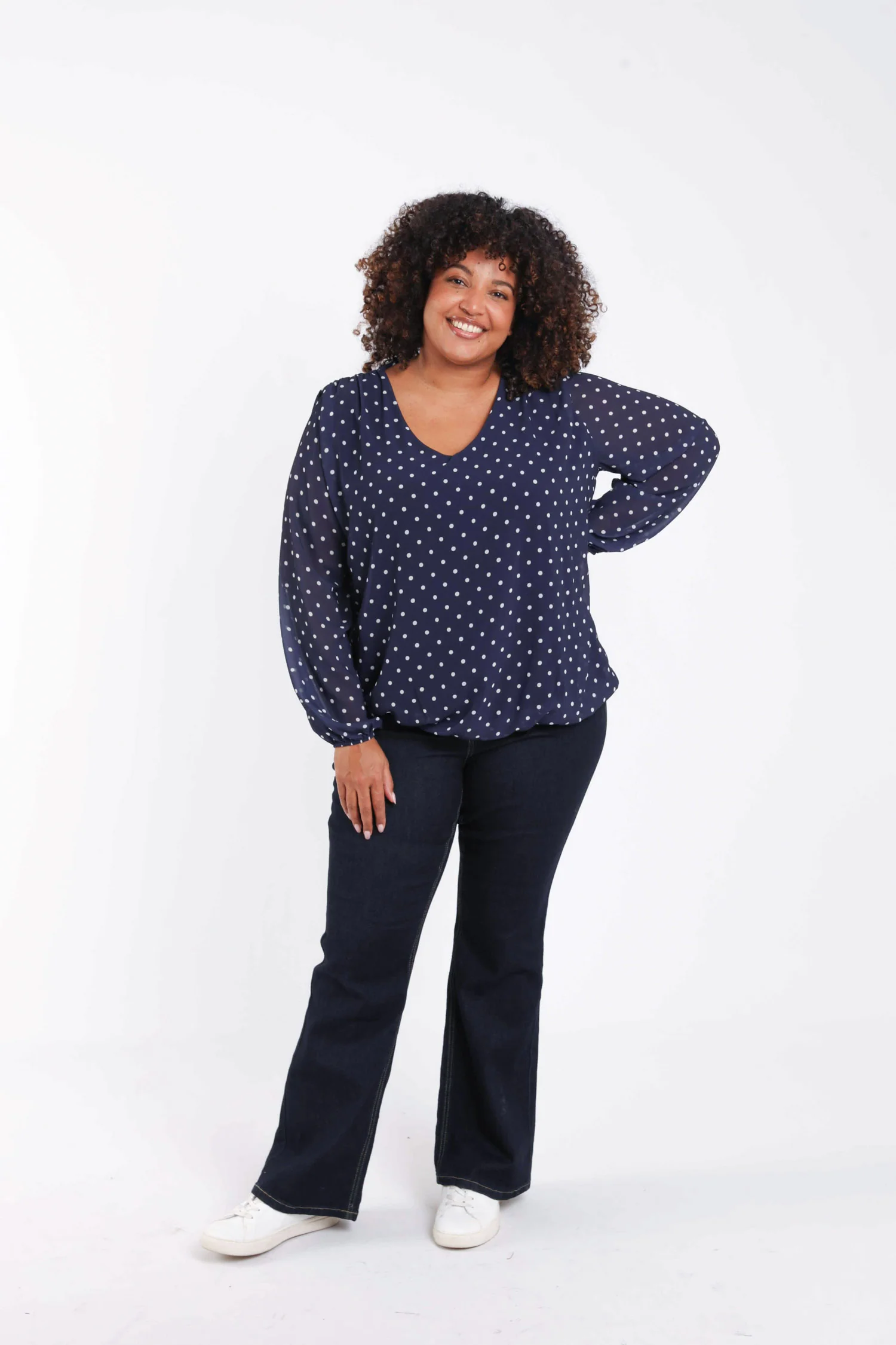 Blouse imprimé pois - Image 9