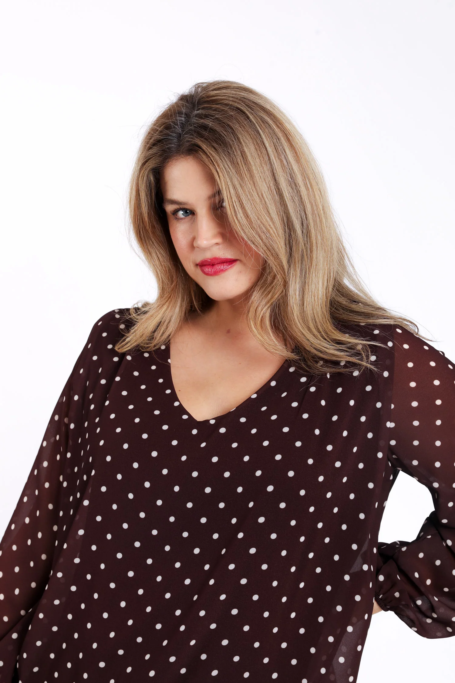 Blouse imprimé pois - Image 4