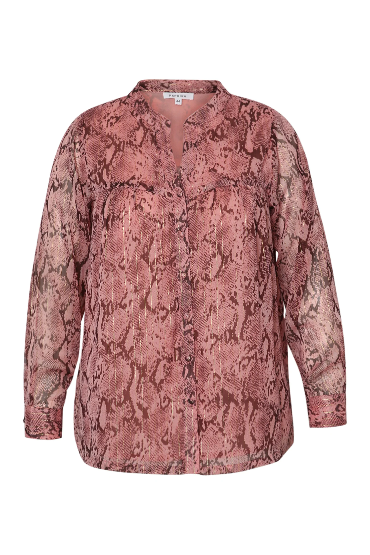 Blouse imprimé serpent avec lurex - Image 7