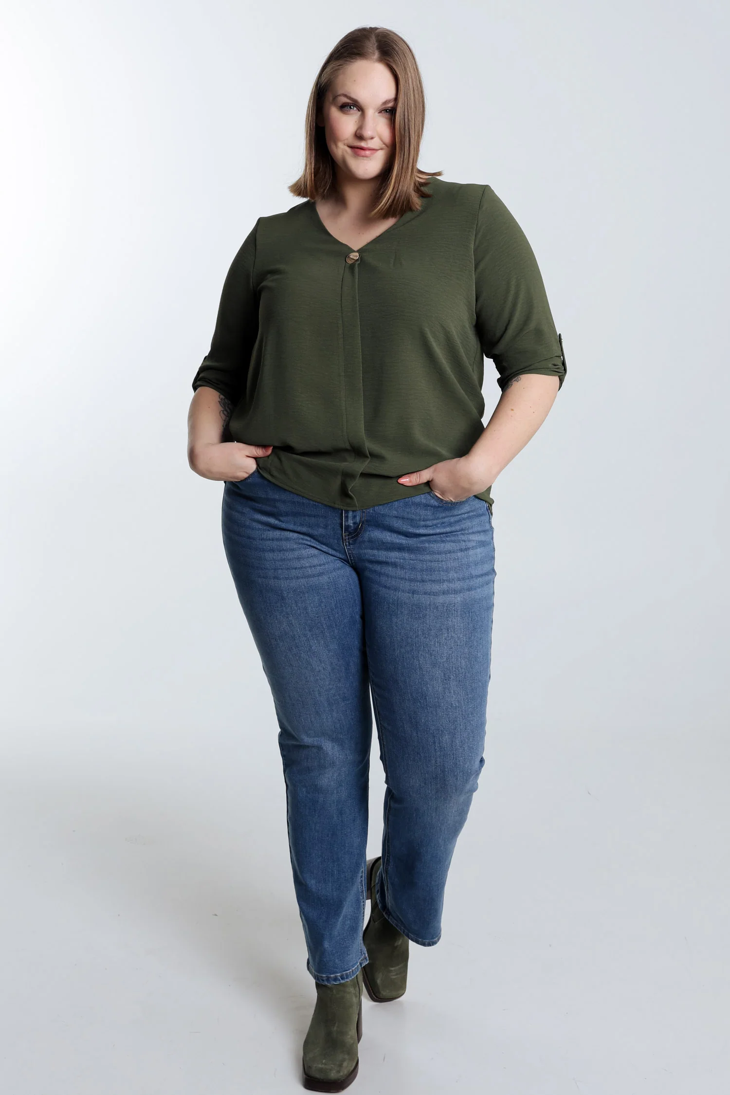 Blouse unie - Image 18