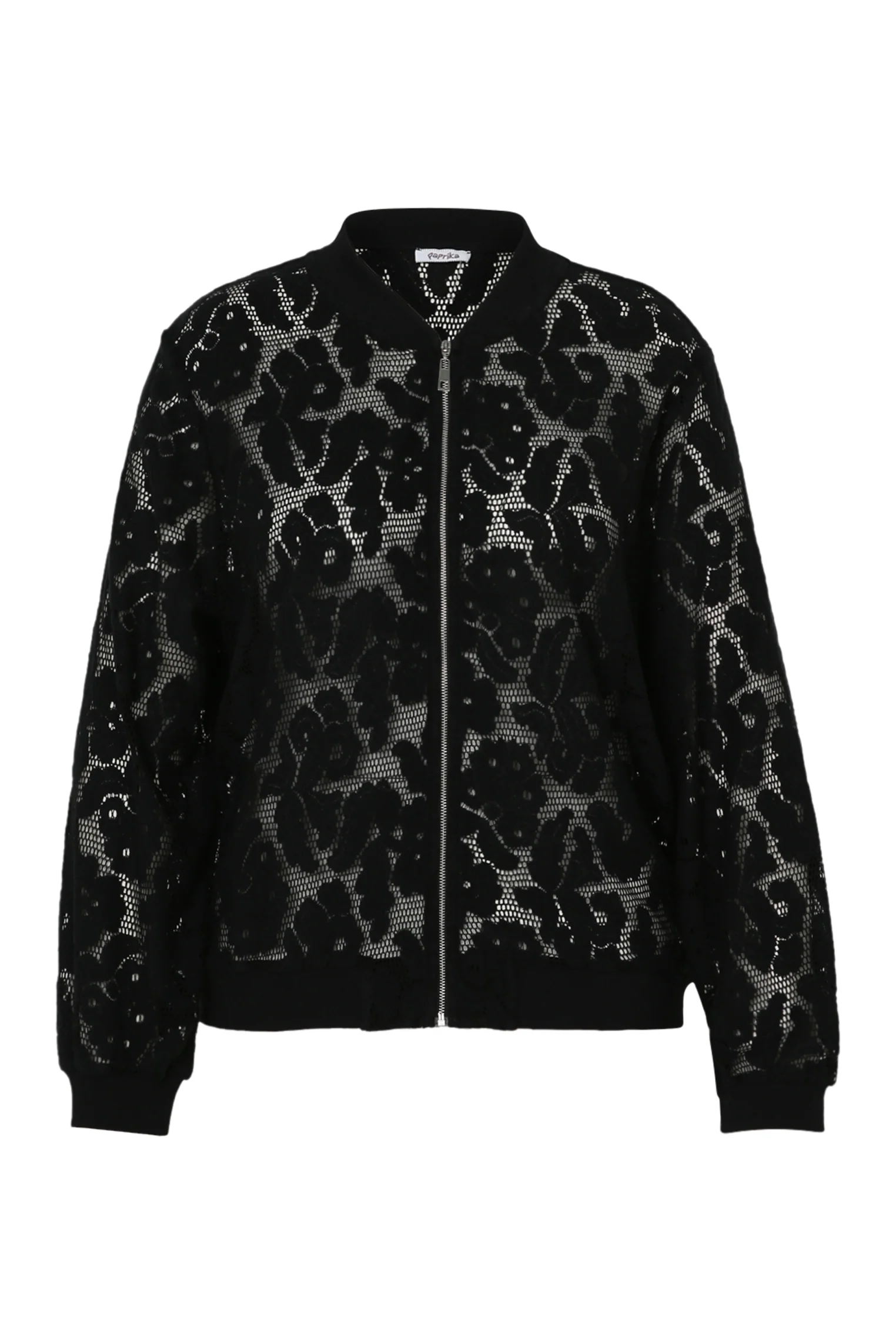 Bomber maille filet floral - Image 10