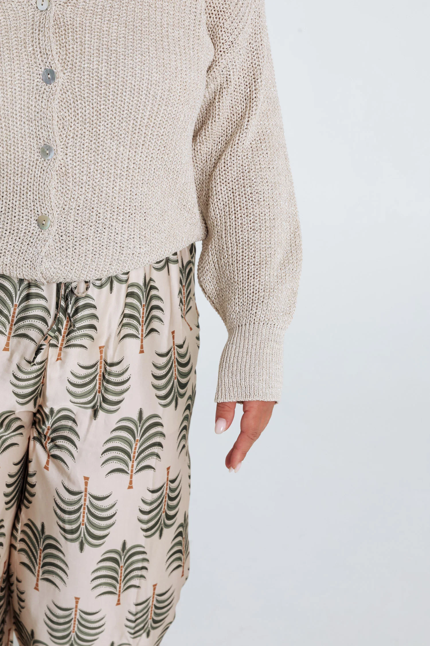 Cardigan boutonné uni - Image 6