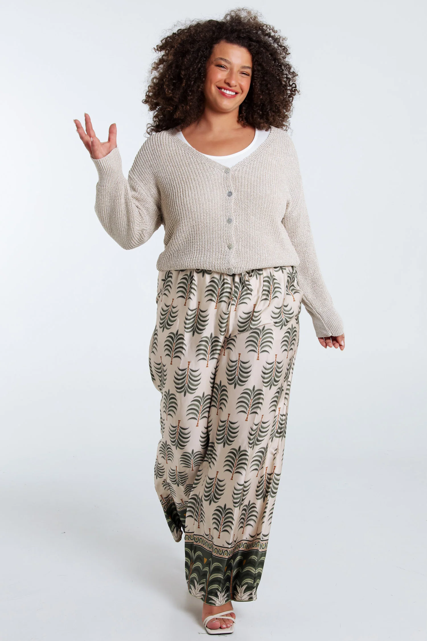 Cardigan boutonné uni - Image 7