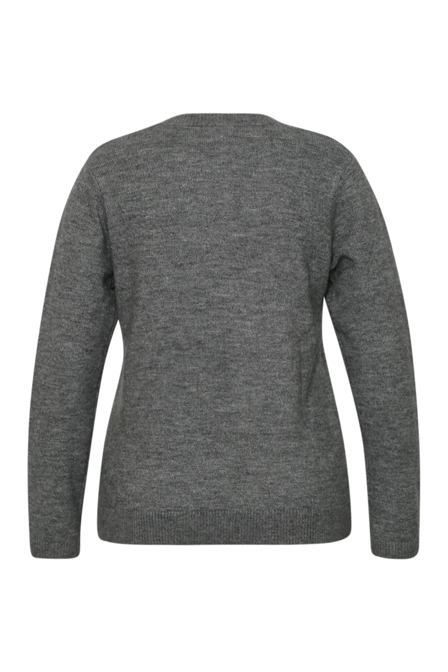 Cardigan boutonné uni avec volants - Image 17