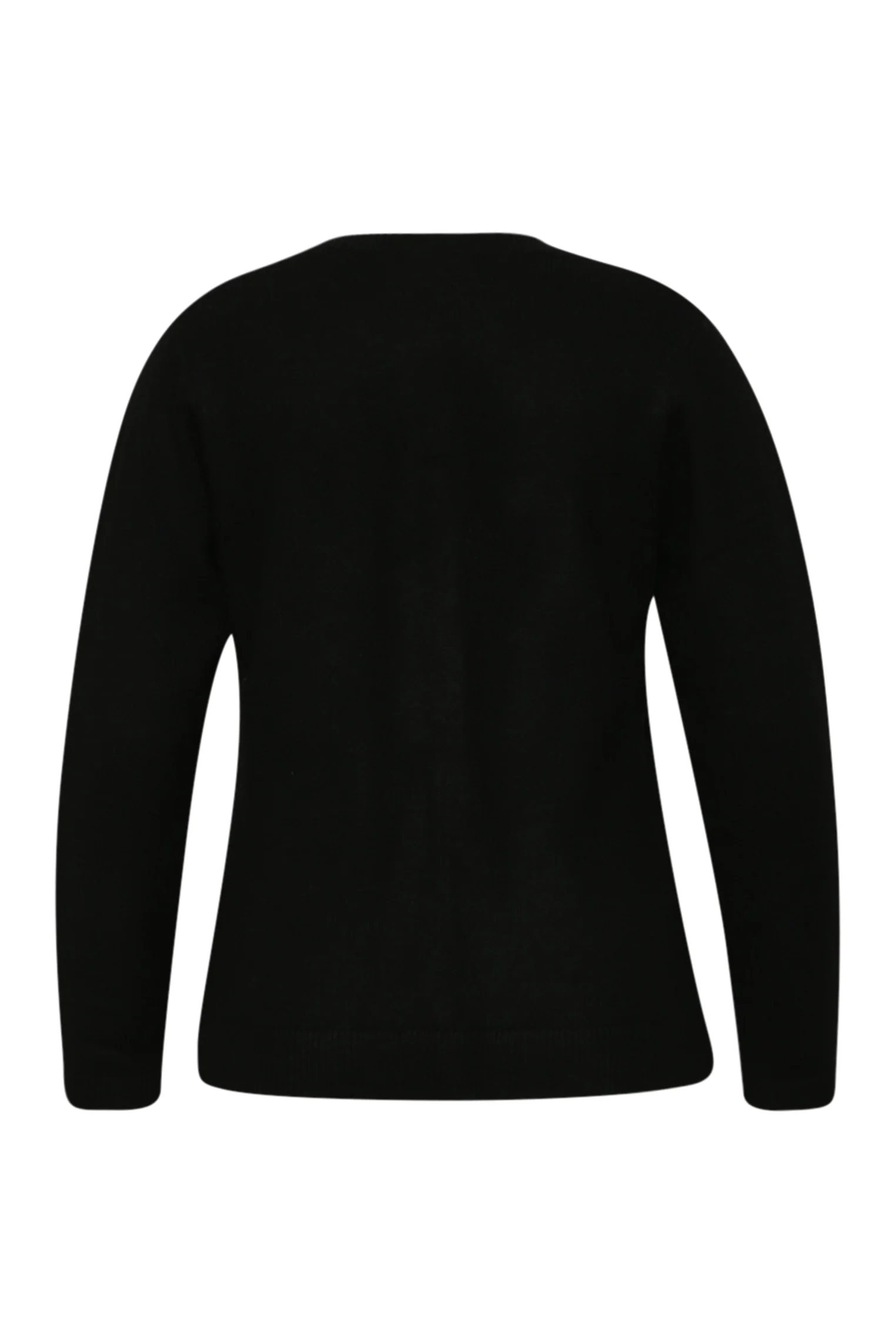 Cardigan boutonné uni avec volants - Image 9
