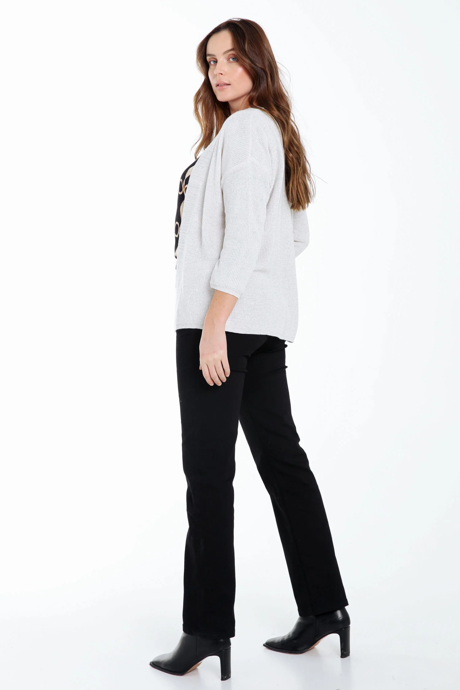 Cardigan en viscose avec lurex - Image 13