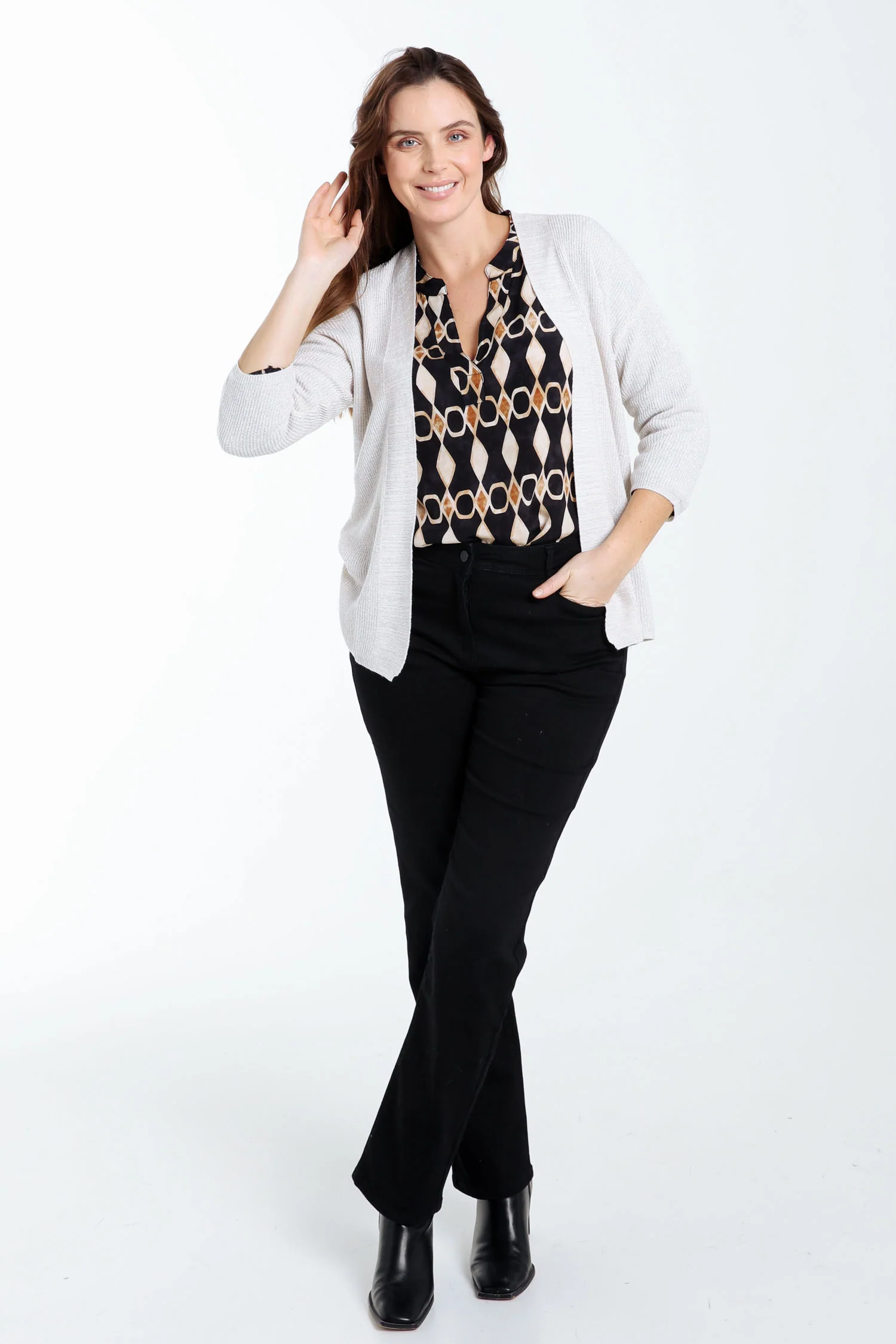 Cardigan en viscose avec lurex - Image 19