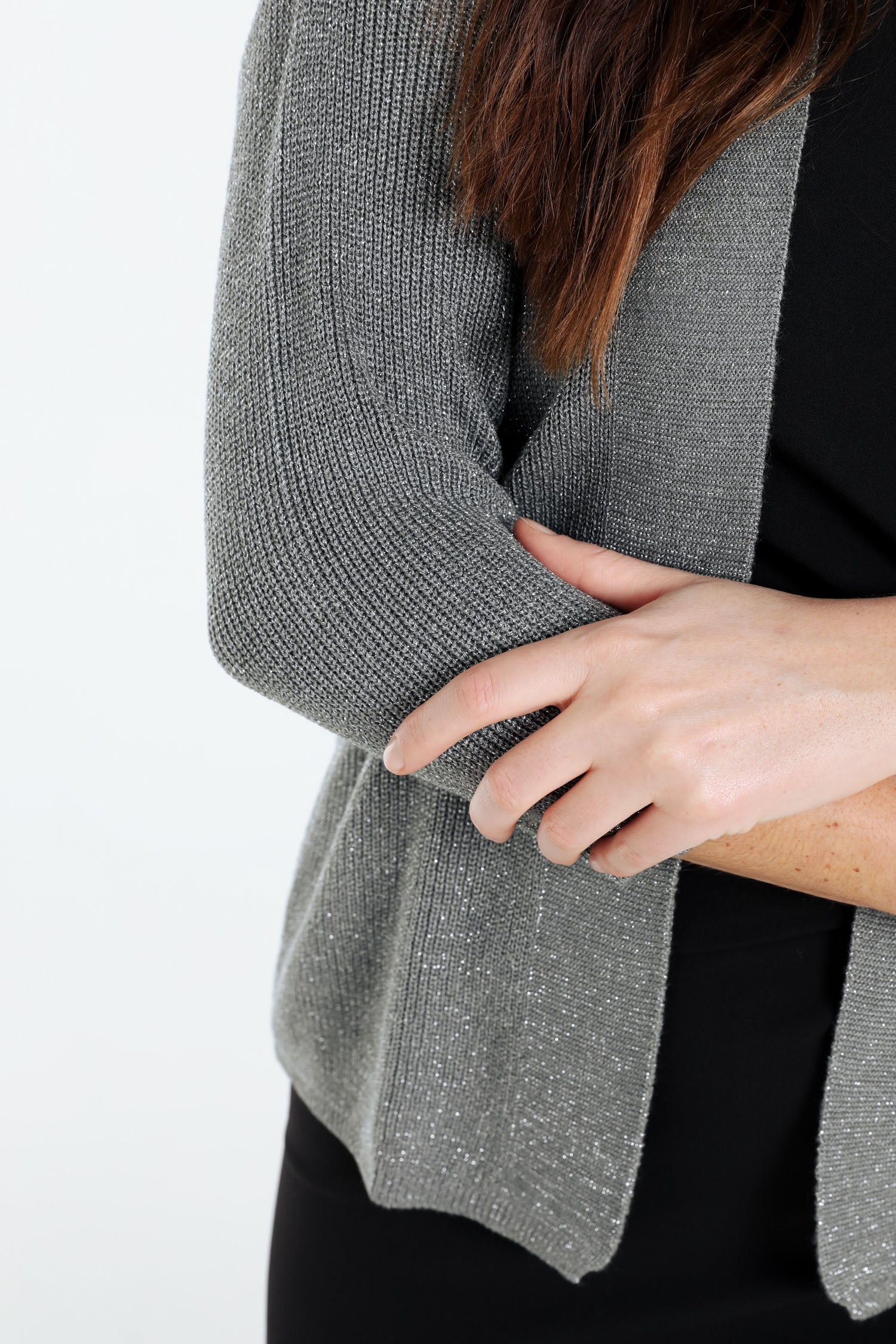 Cardigan en viscose avec lurex - Image 5