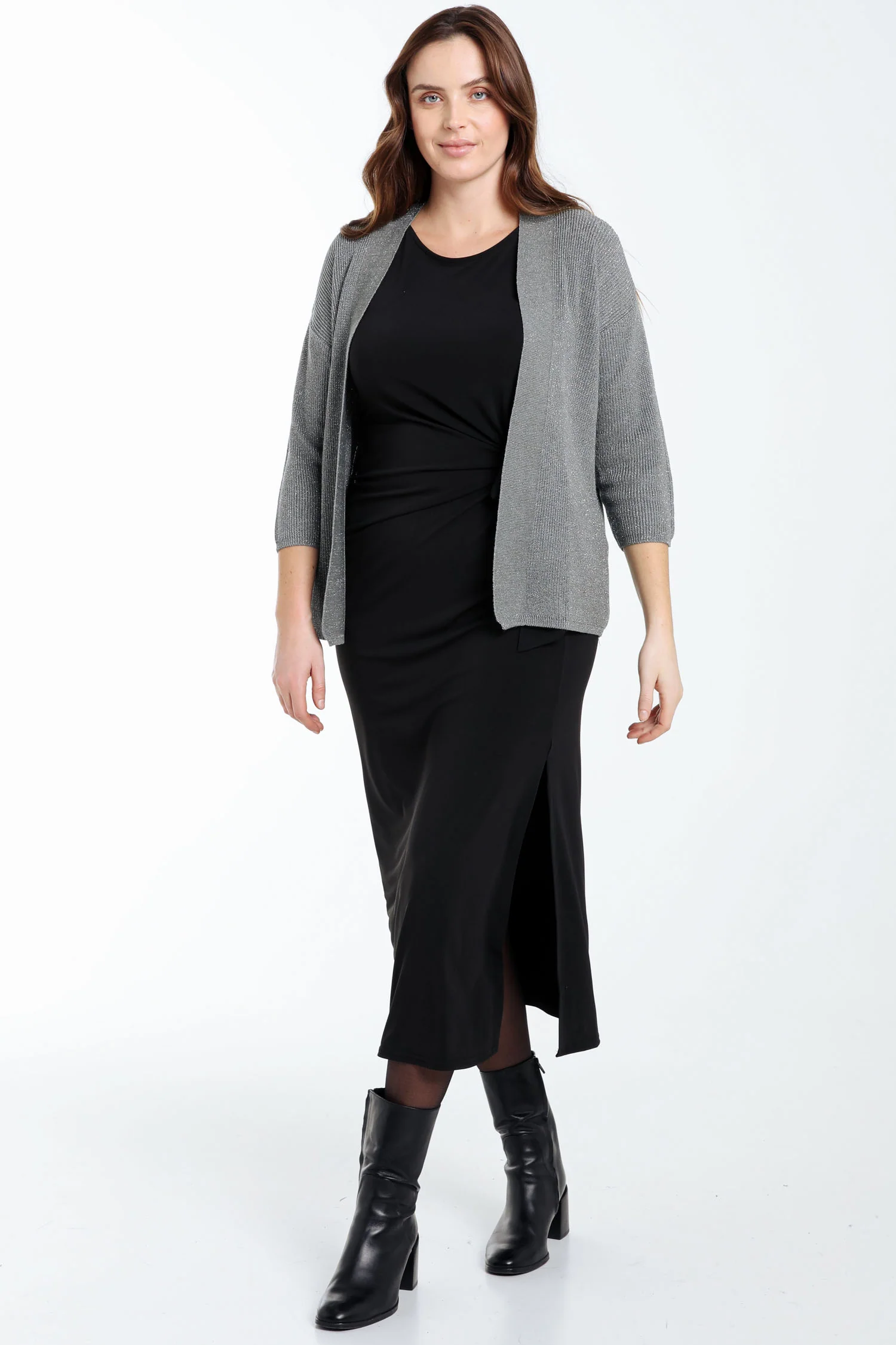 Cardigan en viscose avec lurex - Image 7