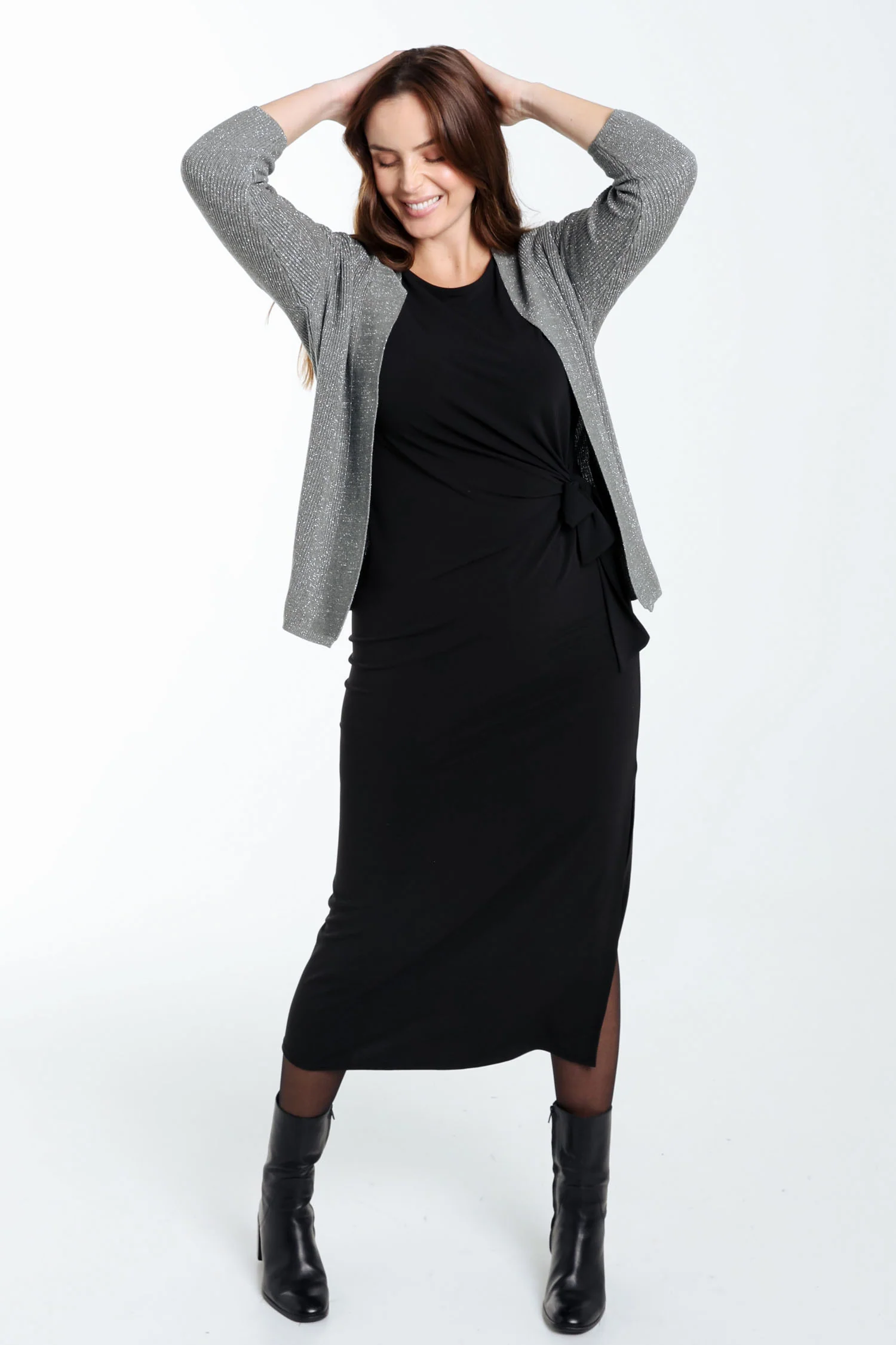 Cardigan en viscose avec lurex - Image 9