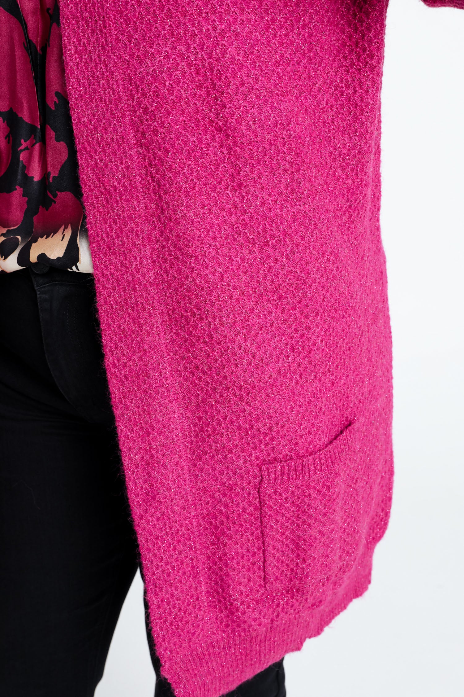Cardigan long détail bouton - Image 17