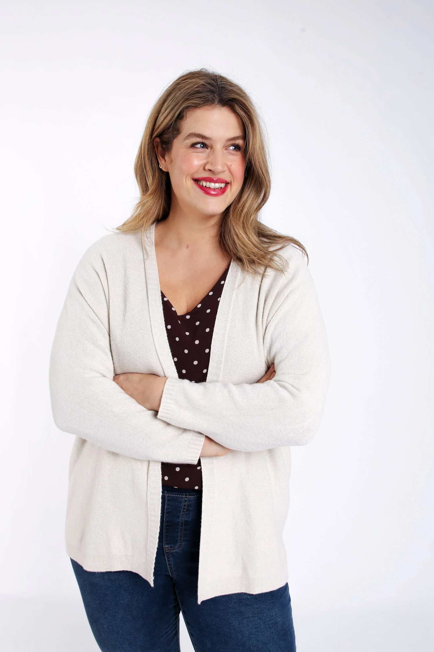 Cardigan long en viscose uni - Image 3