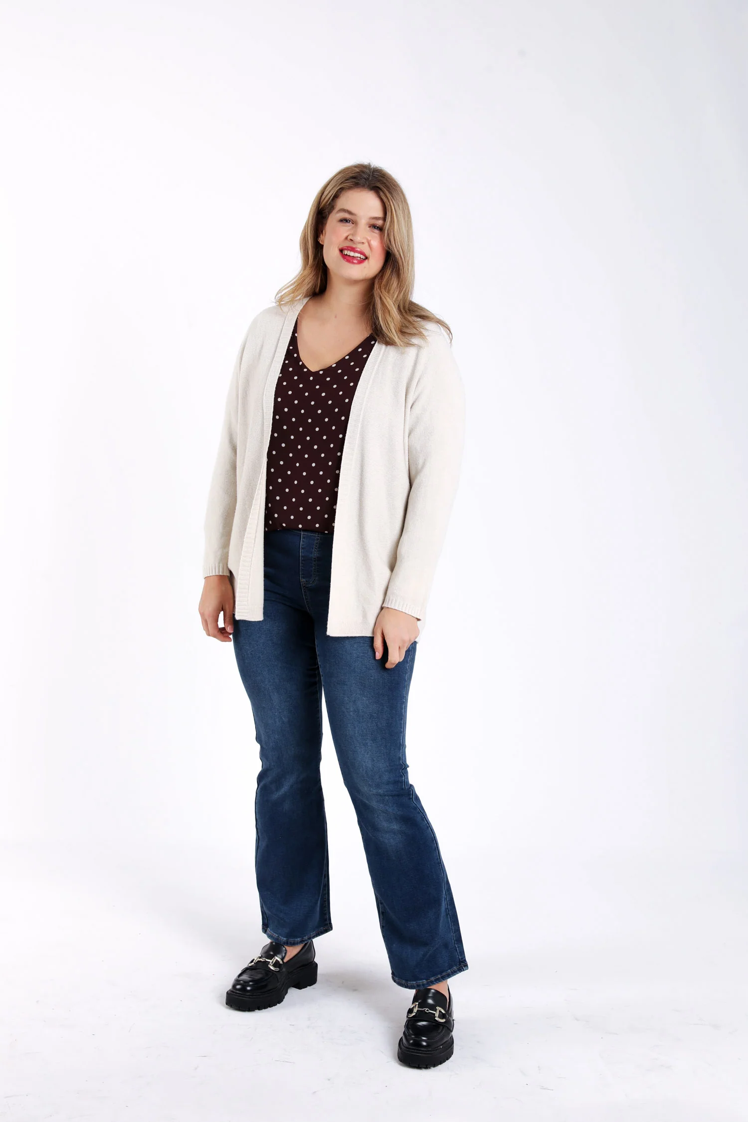Cardigan long en viscose uni - Image 5