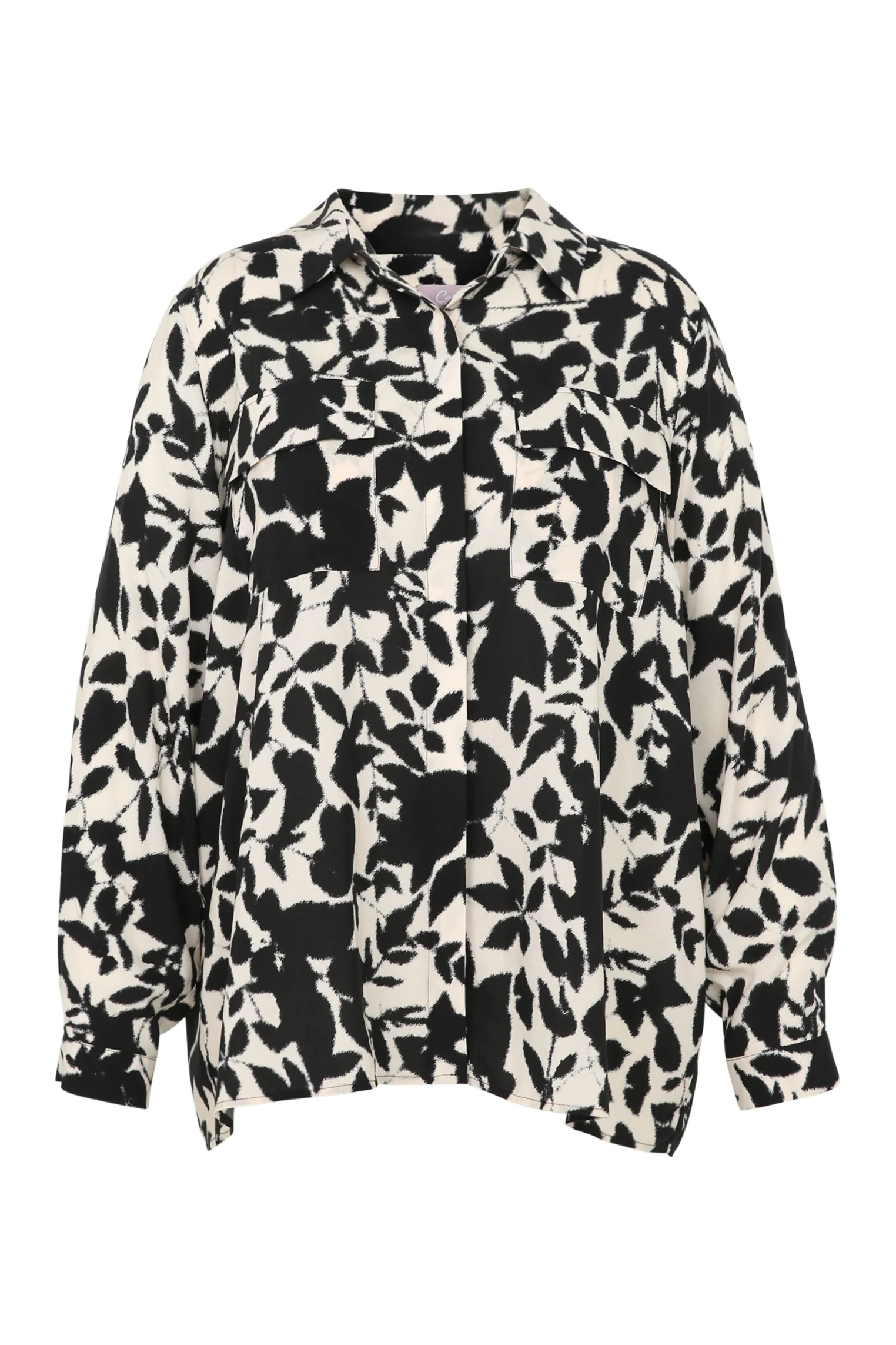 Chemise bicolore en viscose - Image 10