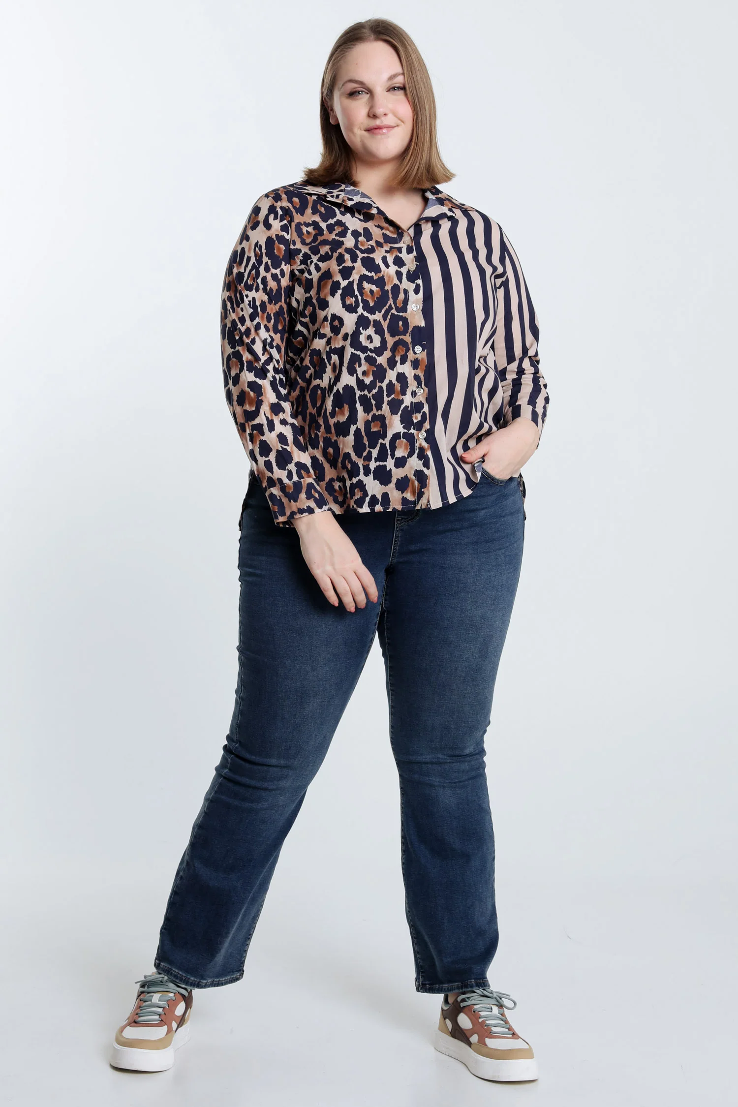 Chemise en coton mix d'imprimé - Image 19