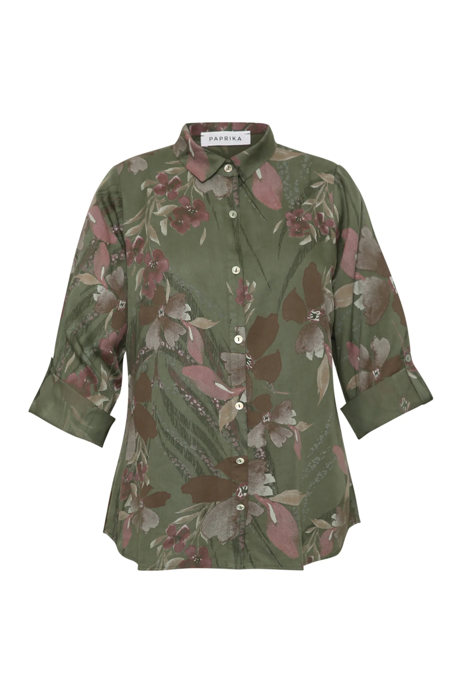Chemise en lyocel imprimé fleuri - Image 8