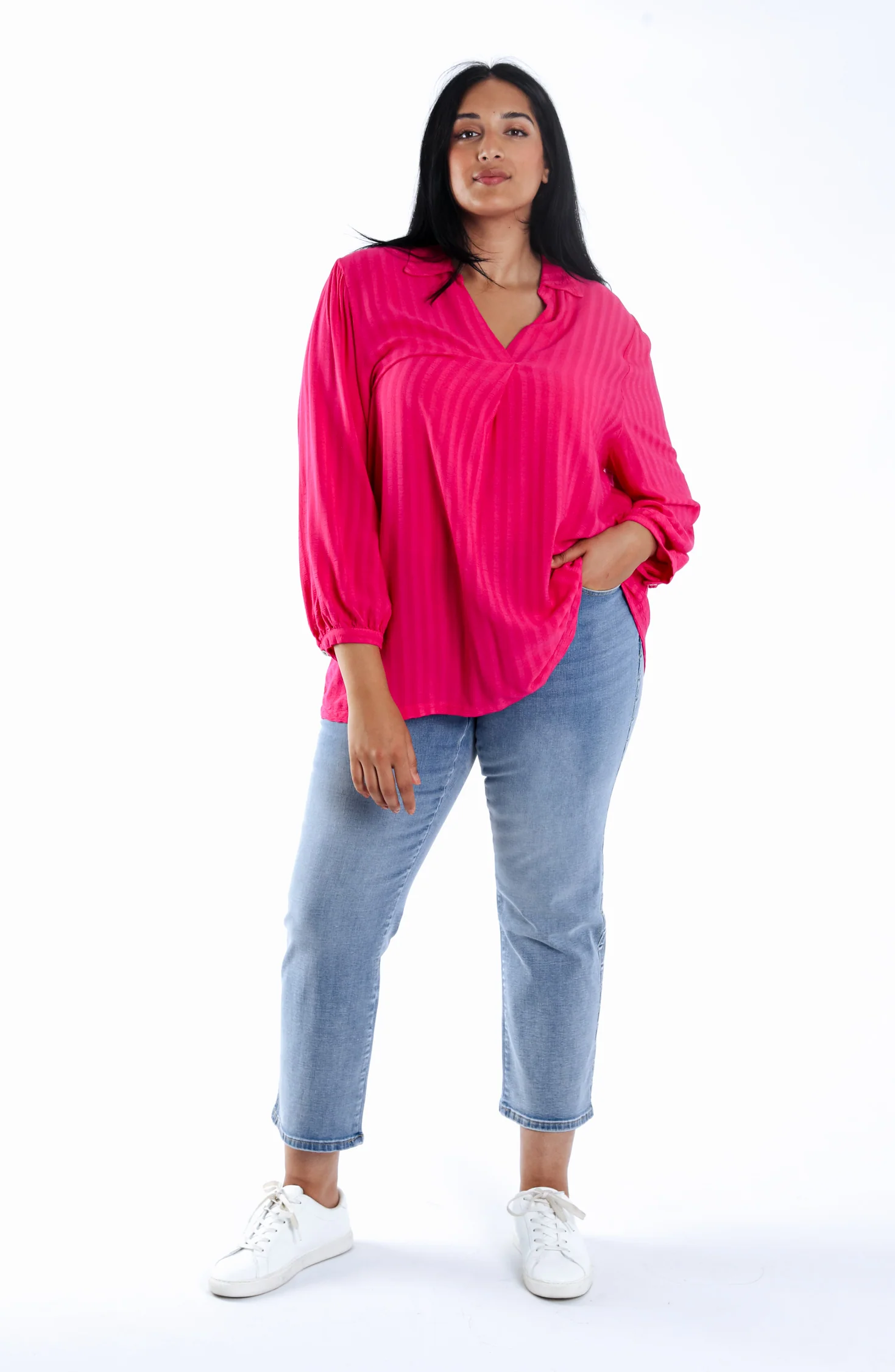 Chemise en viscose unie - Image 6