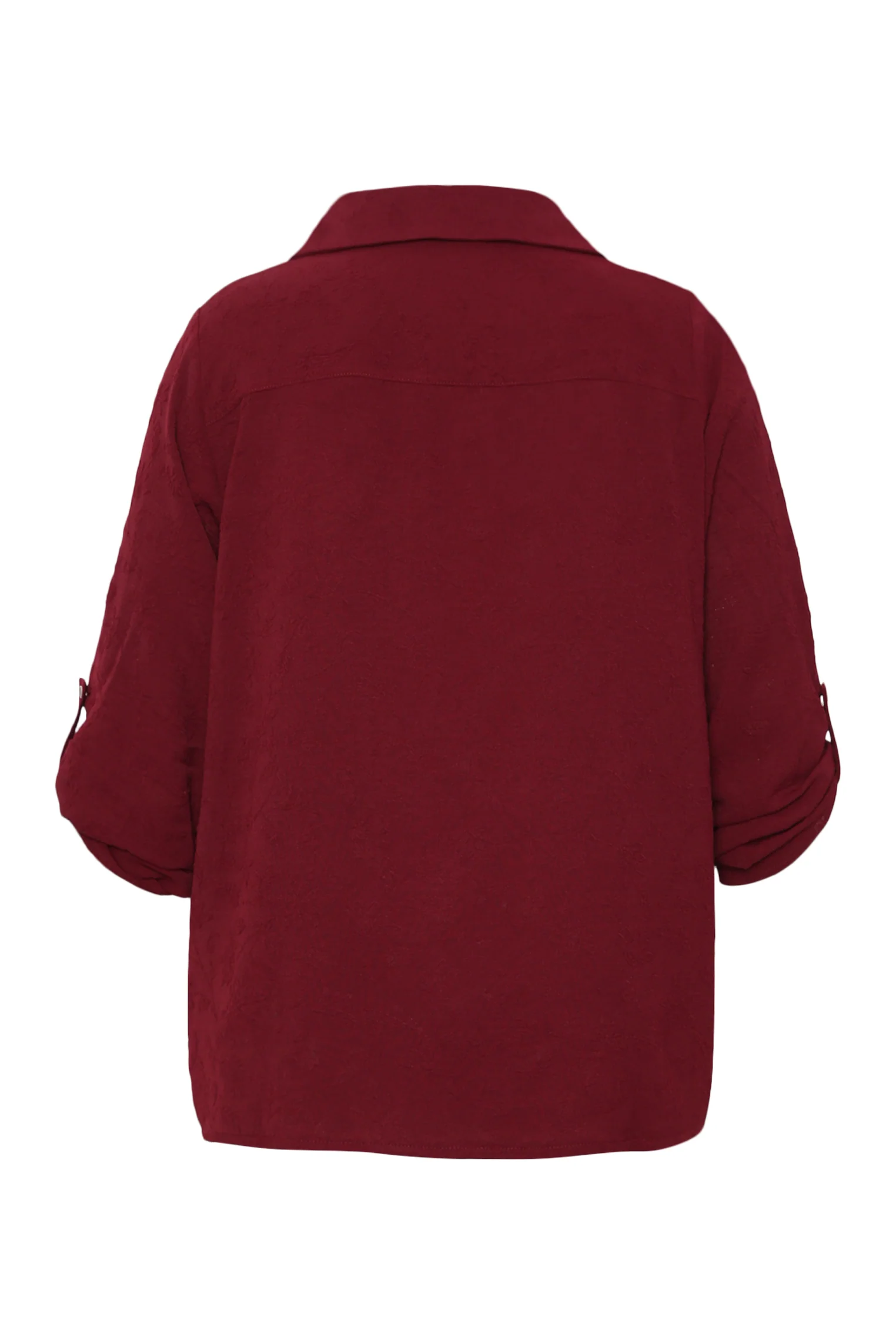Chemise en viscose unie détail relief - Image 10