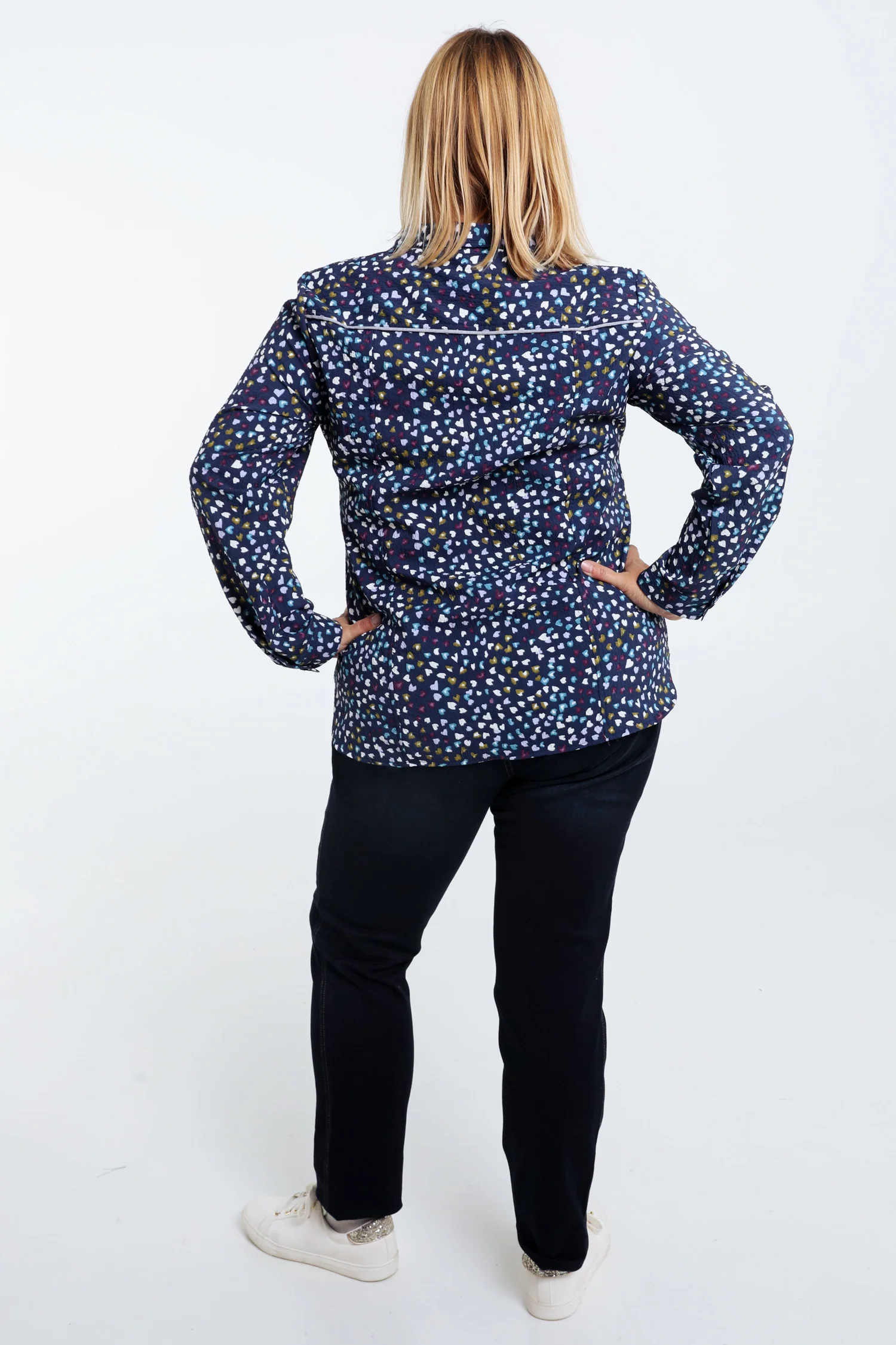 Chemise gaufrée cœurs - Image 2
