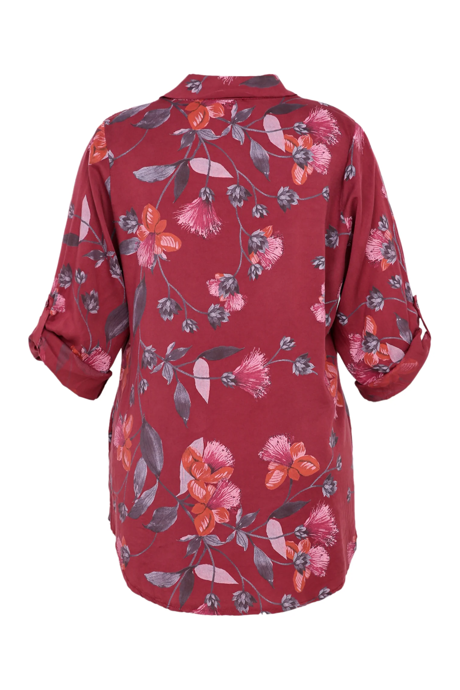 Chemise imprimé floral avec strass - Image 11