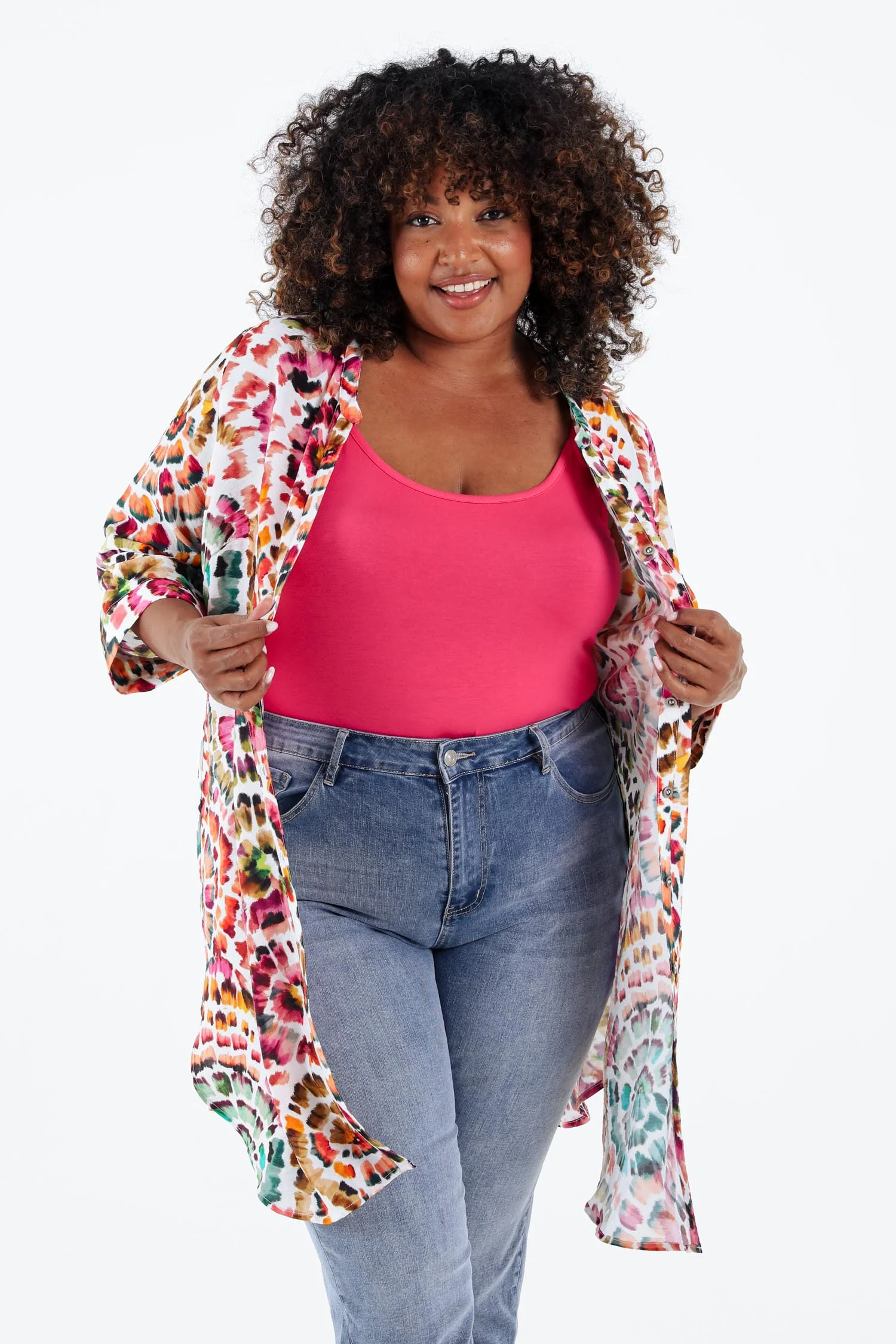 Chemise longue en viscose