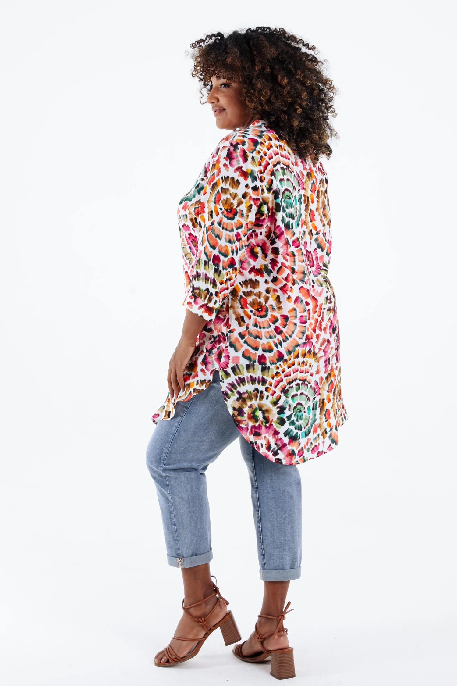 Chemise longue en viscose - Image 2