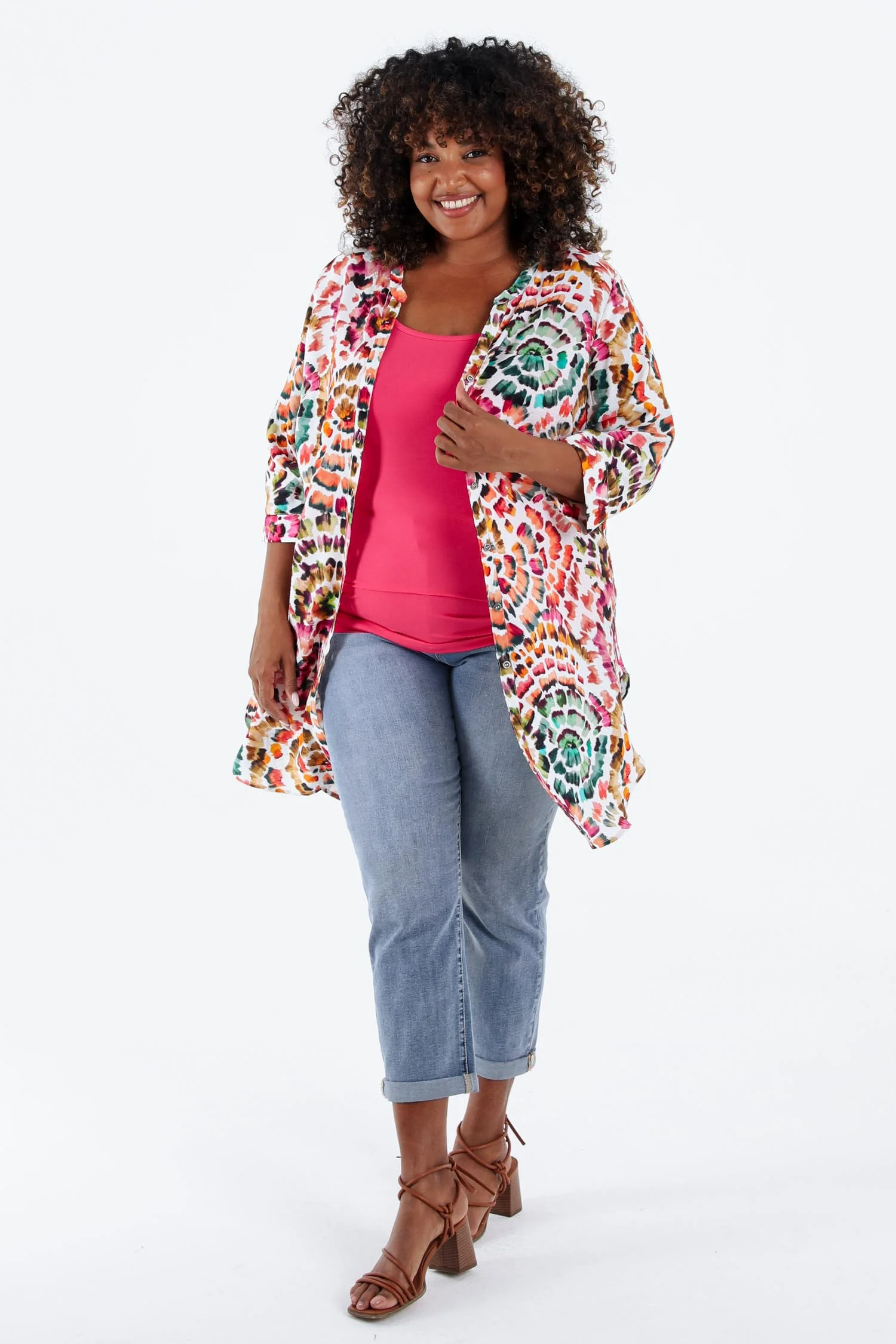 Chemise longue en viscose - Image 9