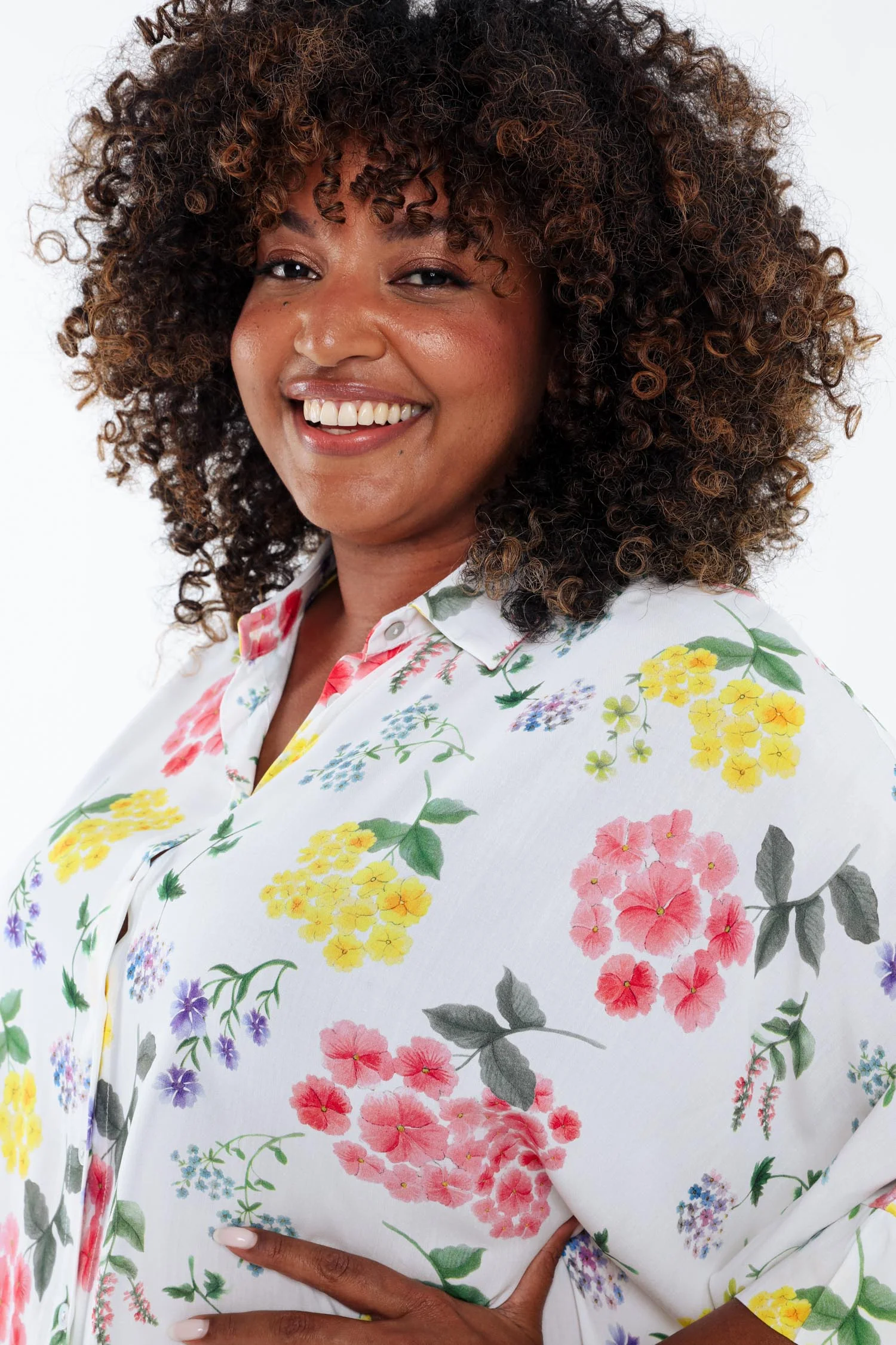Chemisier ample en viscose imprimé floral - Image 6