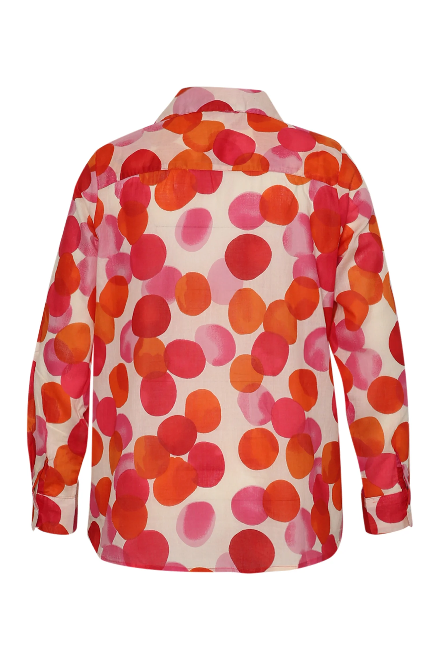 Chemisier en coton imprimé ronds - Image 10