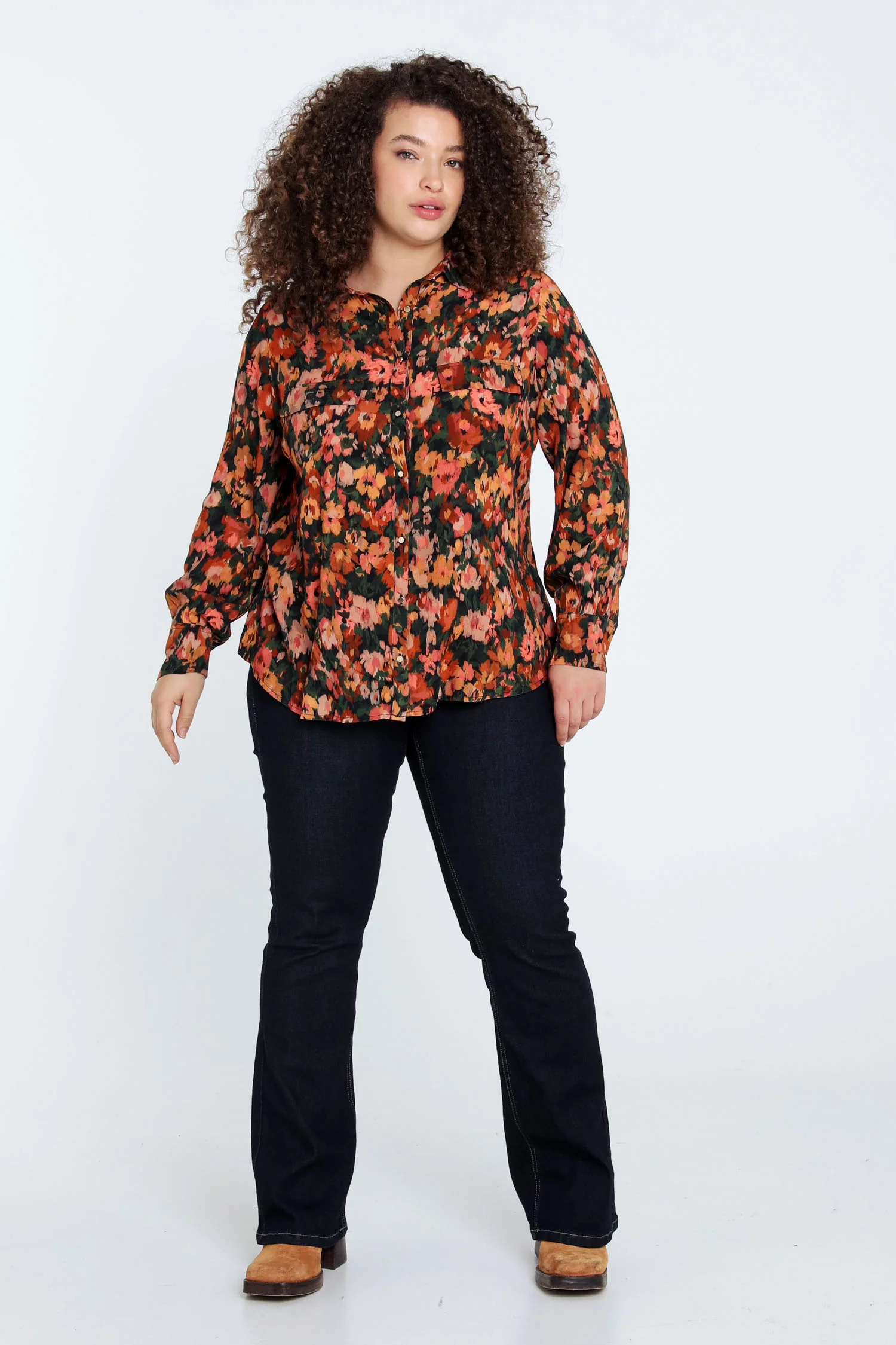 Chemisier en viscose imprimé floral - Image 8