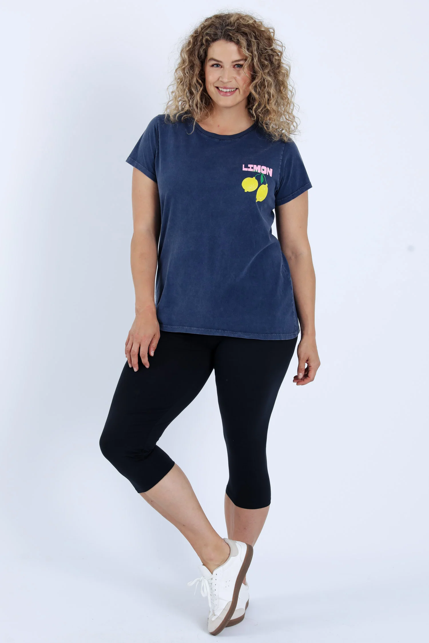 Corsaire legging en coton uni - Image 18