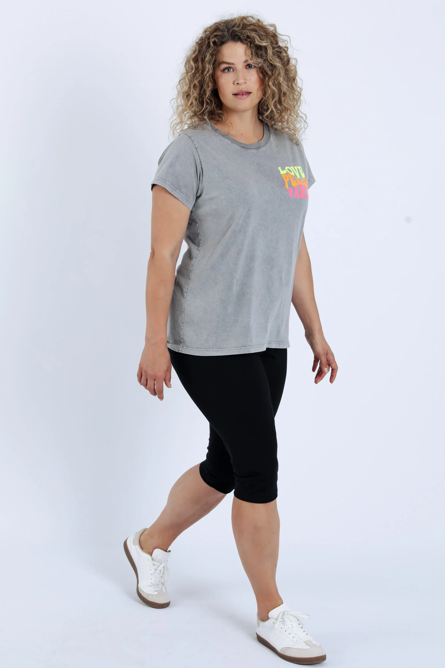 Corsaire legging en coton uni - Image 30