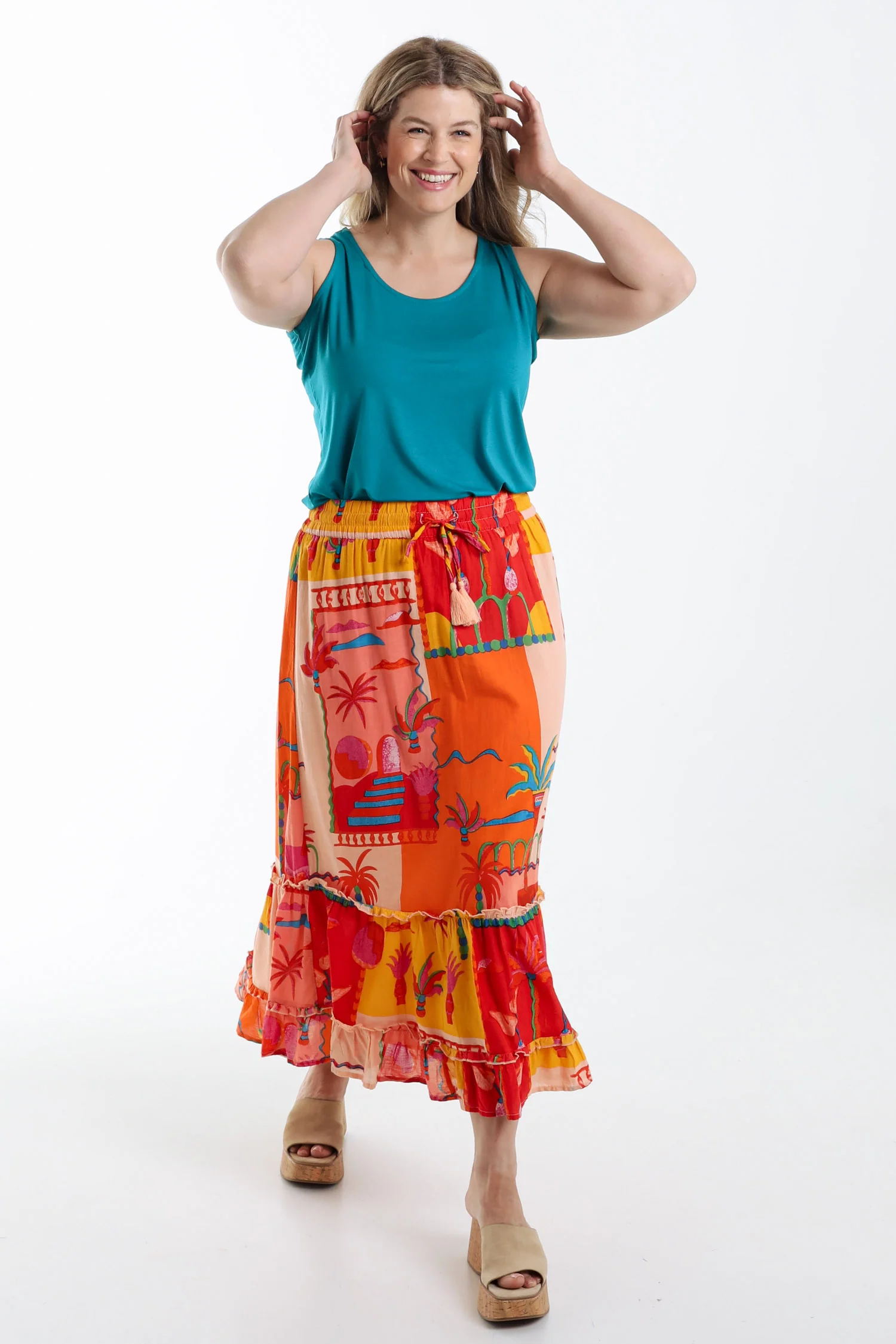Débardeur uni en viscose - Image 42
