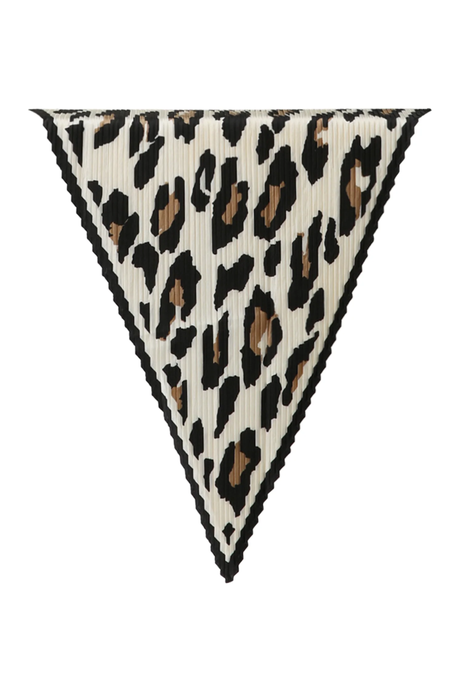 Foulard carré imprimé léopard
