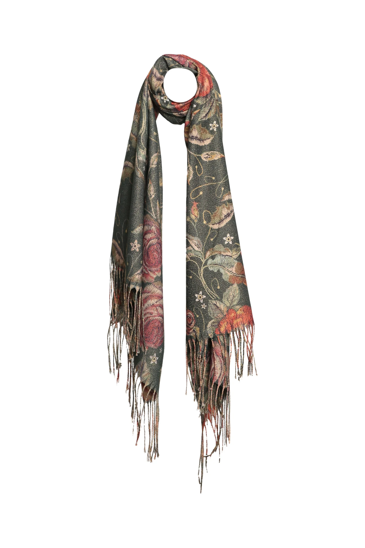Foulard chaud imprimé floral