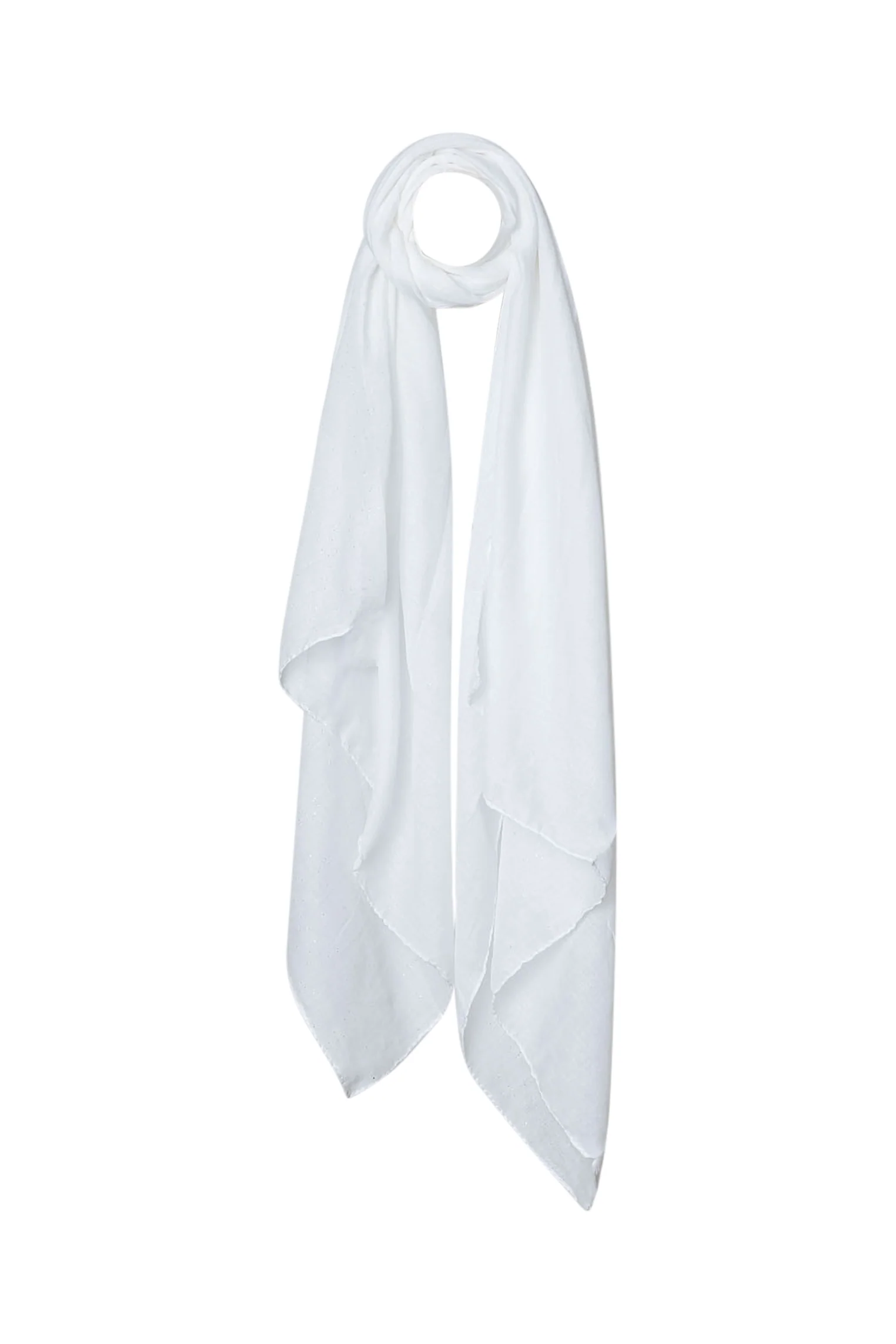 Foulard en viscose uni avec paillettes