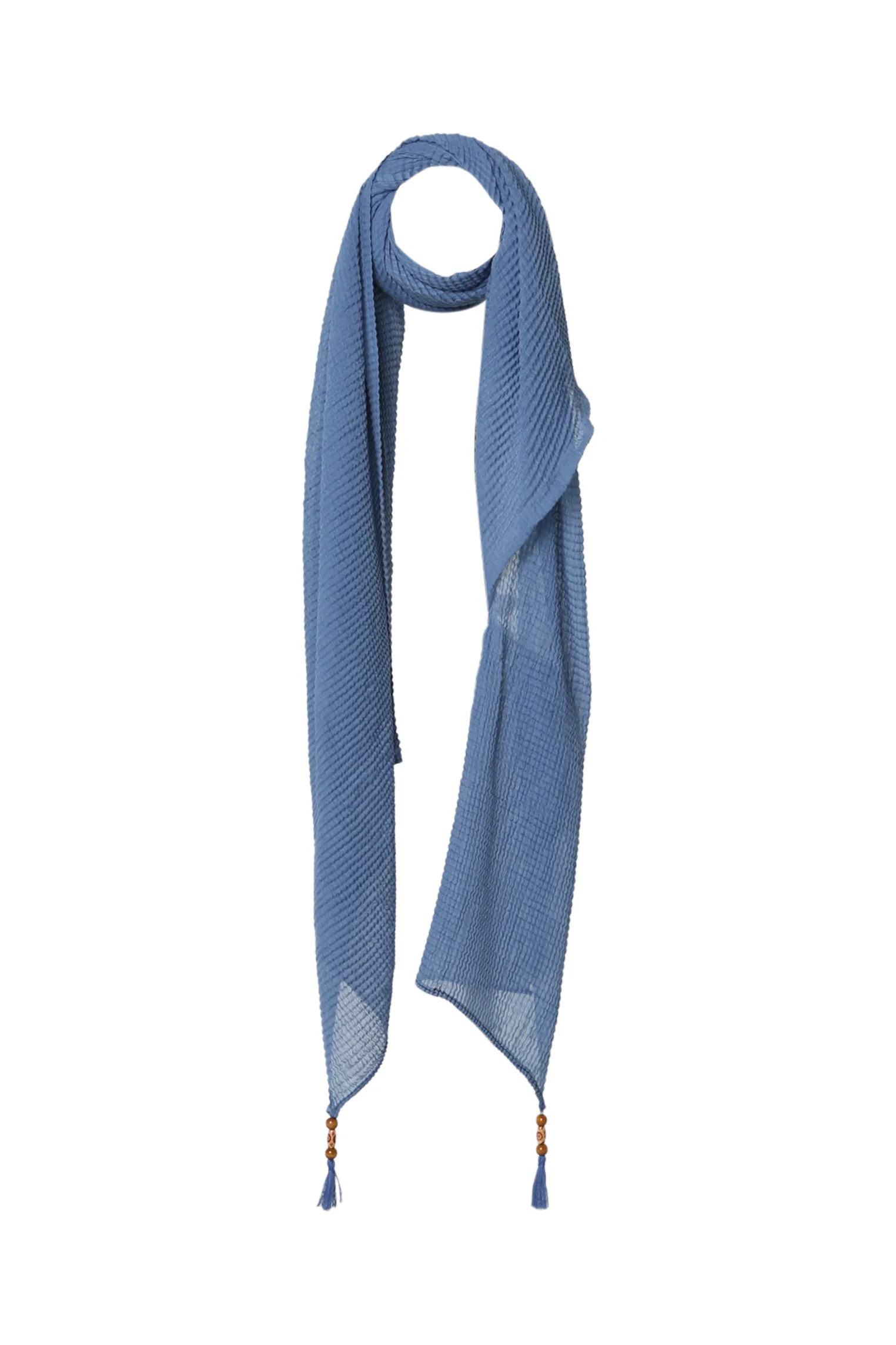 Foulard gaufré uni - Image 2