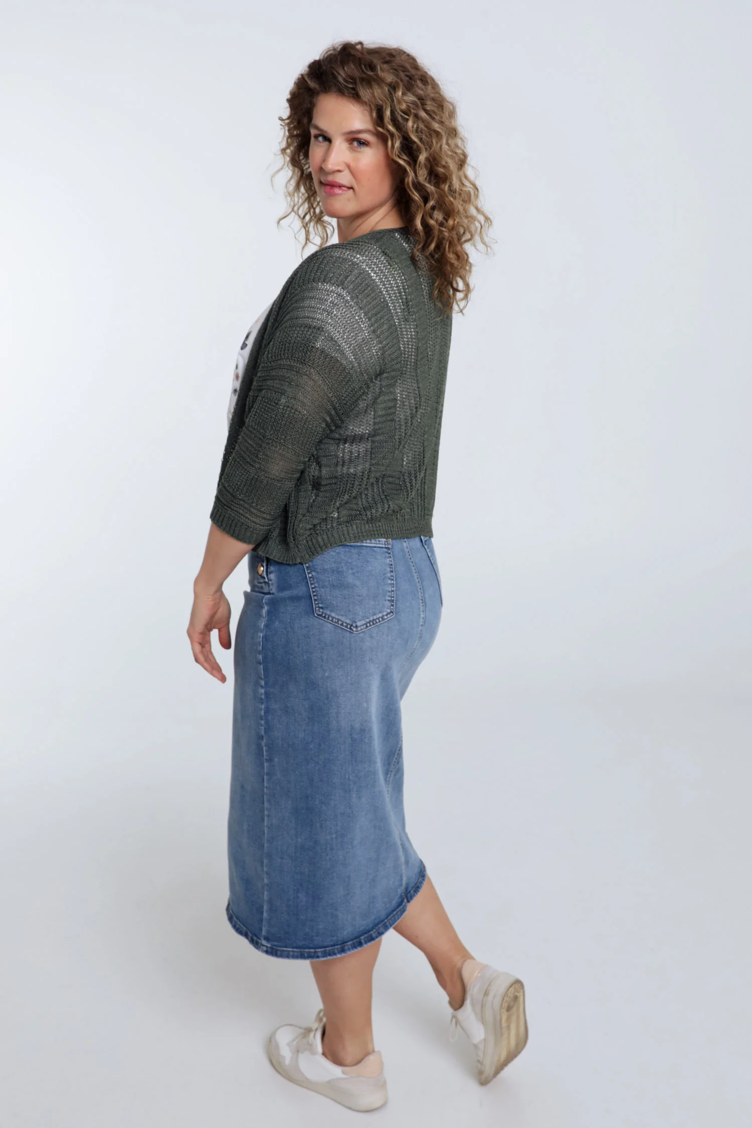 Gilet ajouré uni - Image 13
