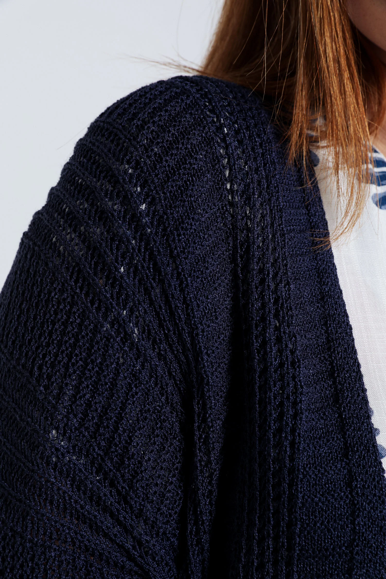 Gilet ajouré uni - Image 5