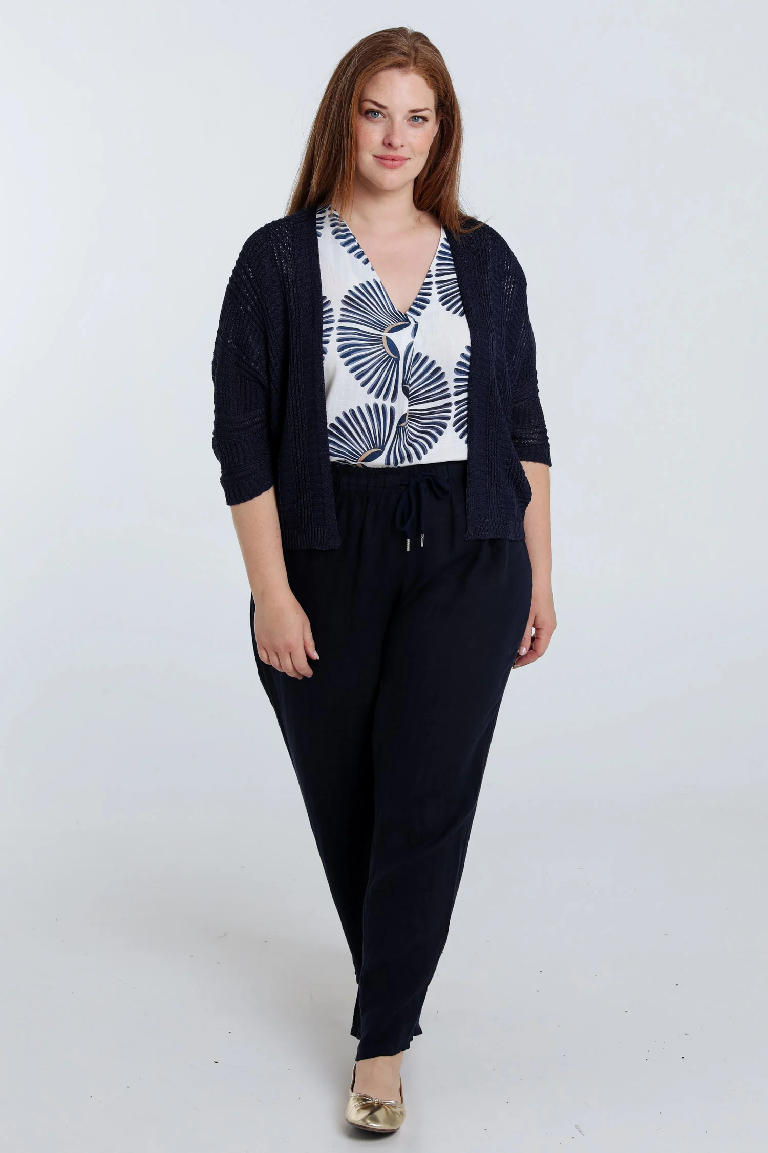 Gilet ajouré uni - Image 7