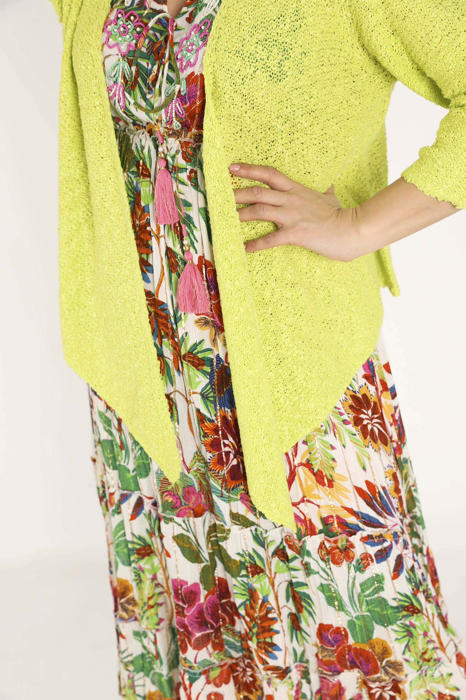 EXCLU SHEEGO - Gilet asymétrique uni - Image 4