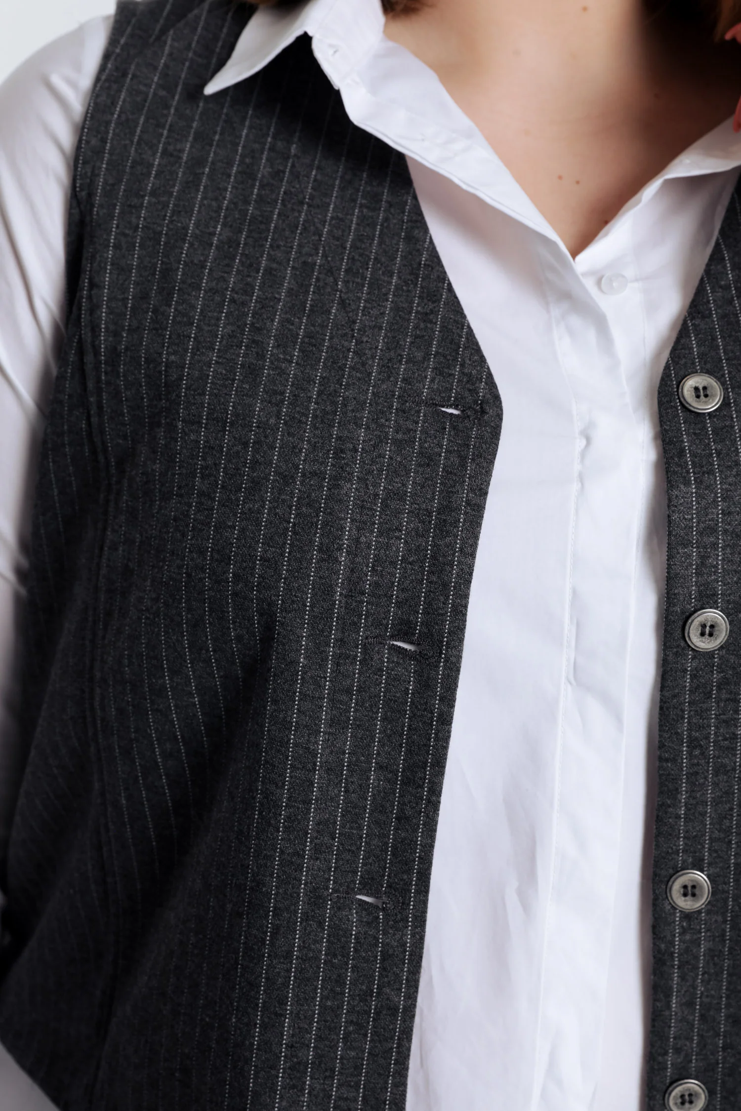 Gilet de costume Ă rayures - Image 4