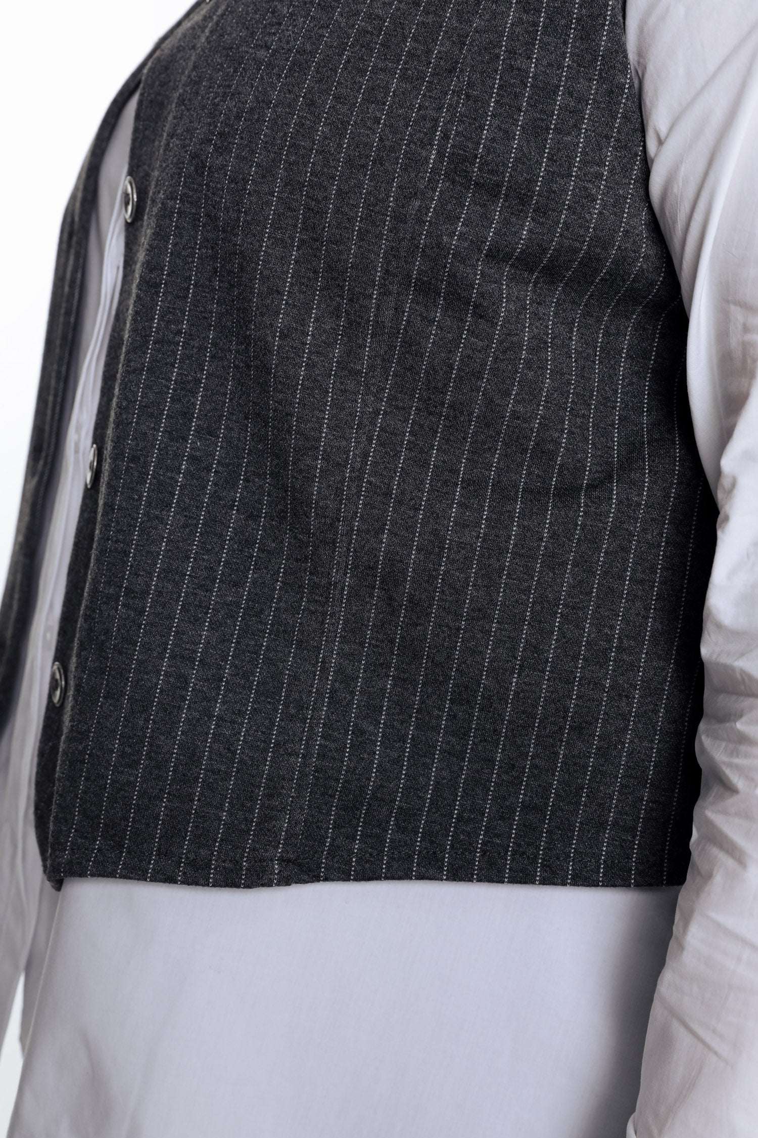 Gilet de costume Ă rayures - Image 5