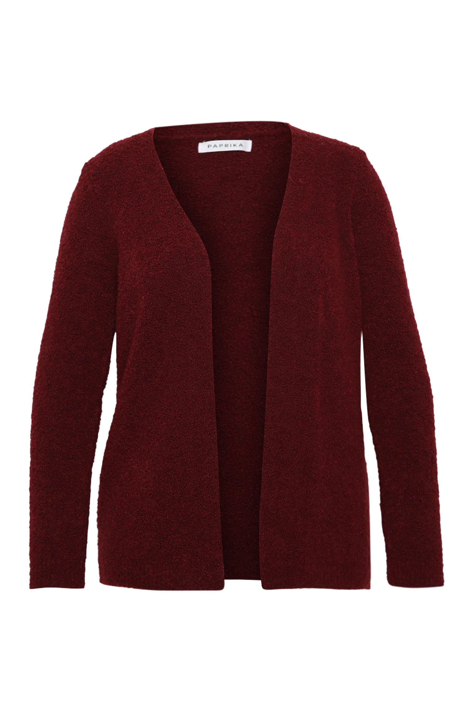 Gilet maille bouclette uni - Image 8