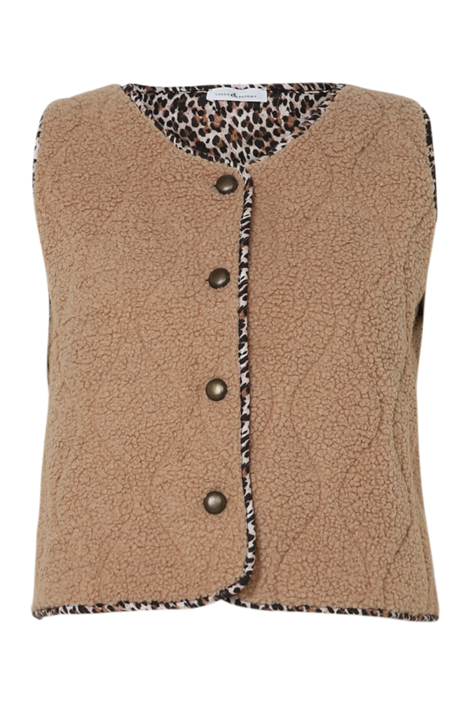 Gilet maille bouclette uni - Image 21