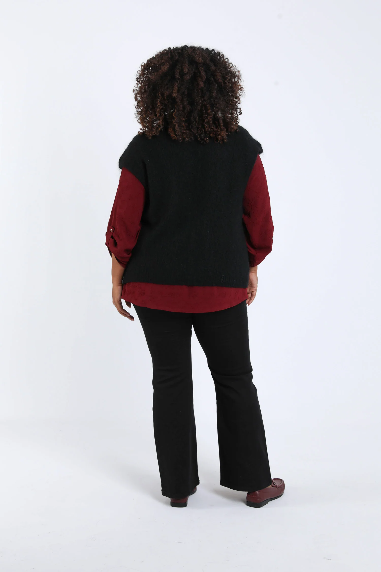 Gilet sans manches uni - Image 13