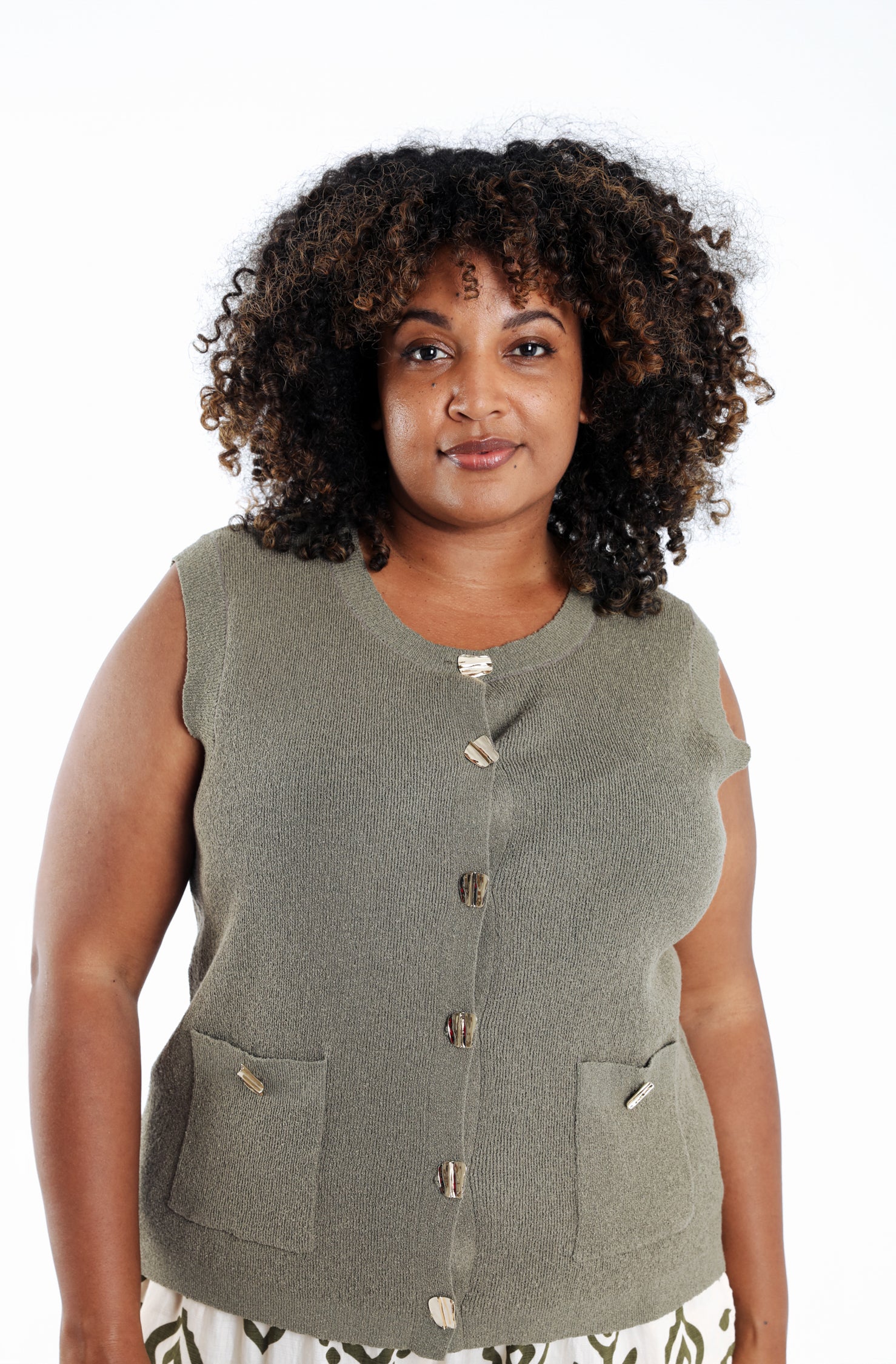 Gilet sans manches uni