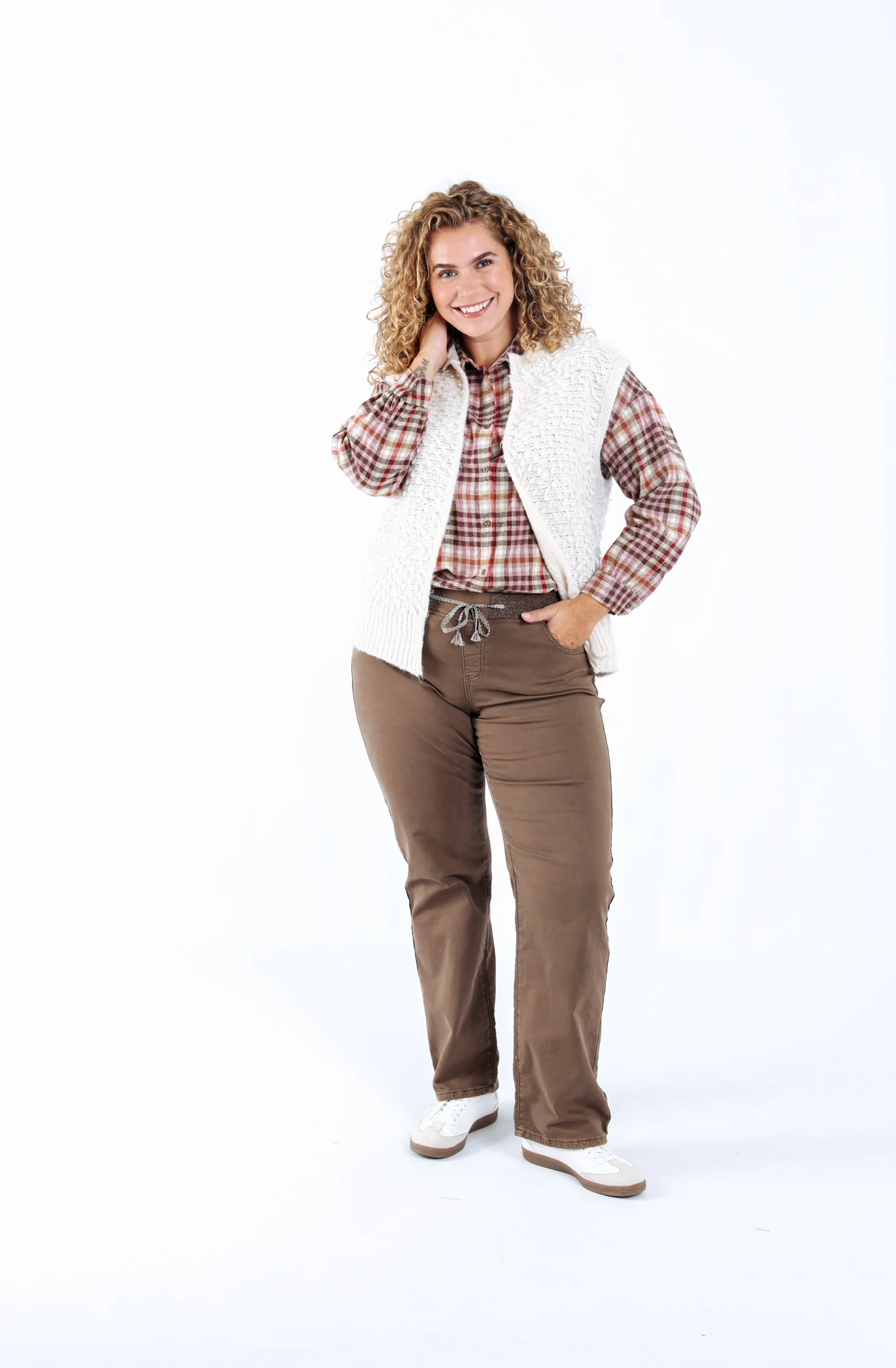 Gilet sans manches uni - Image 5