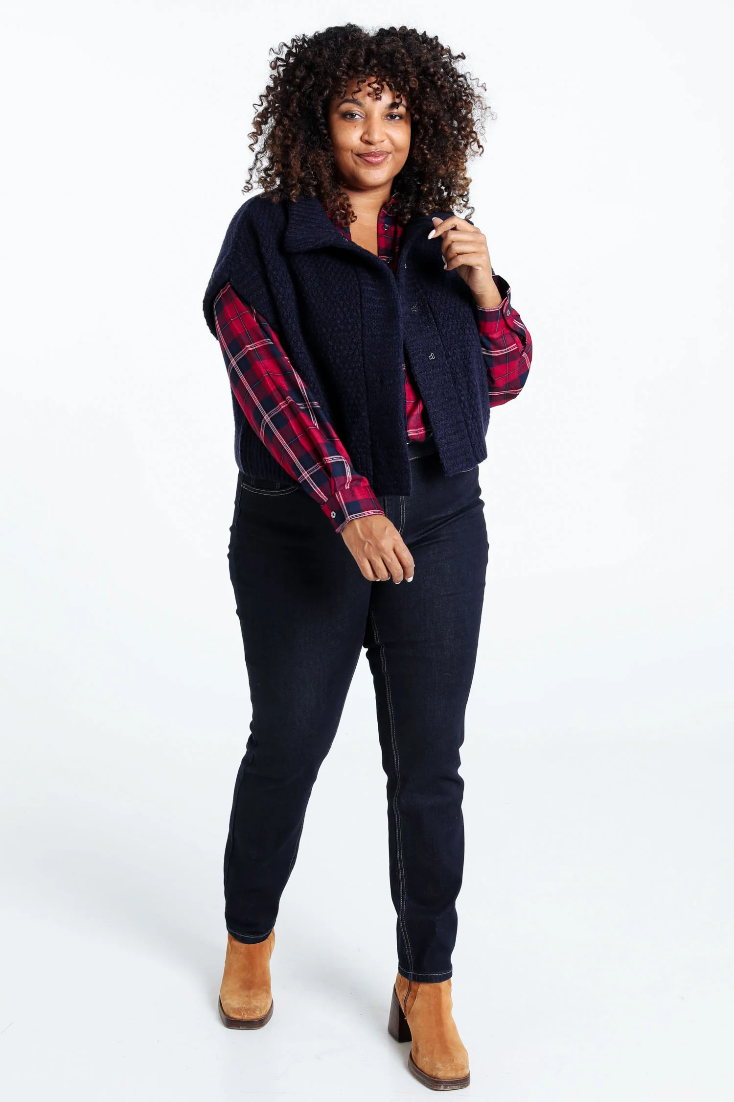 Gilet sans manches uni - Image 19