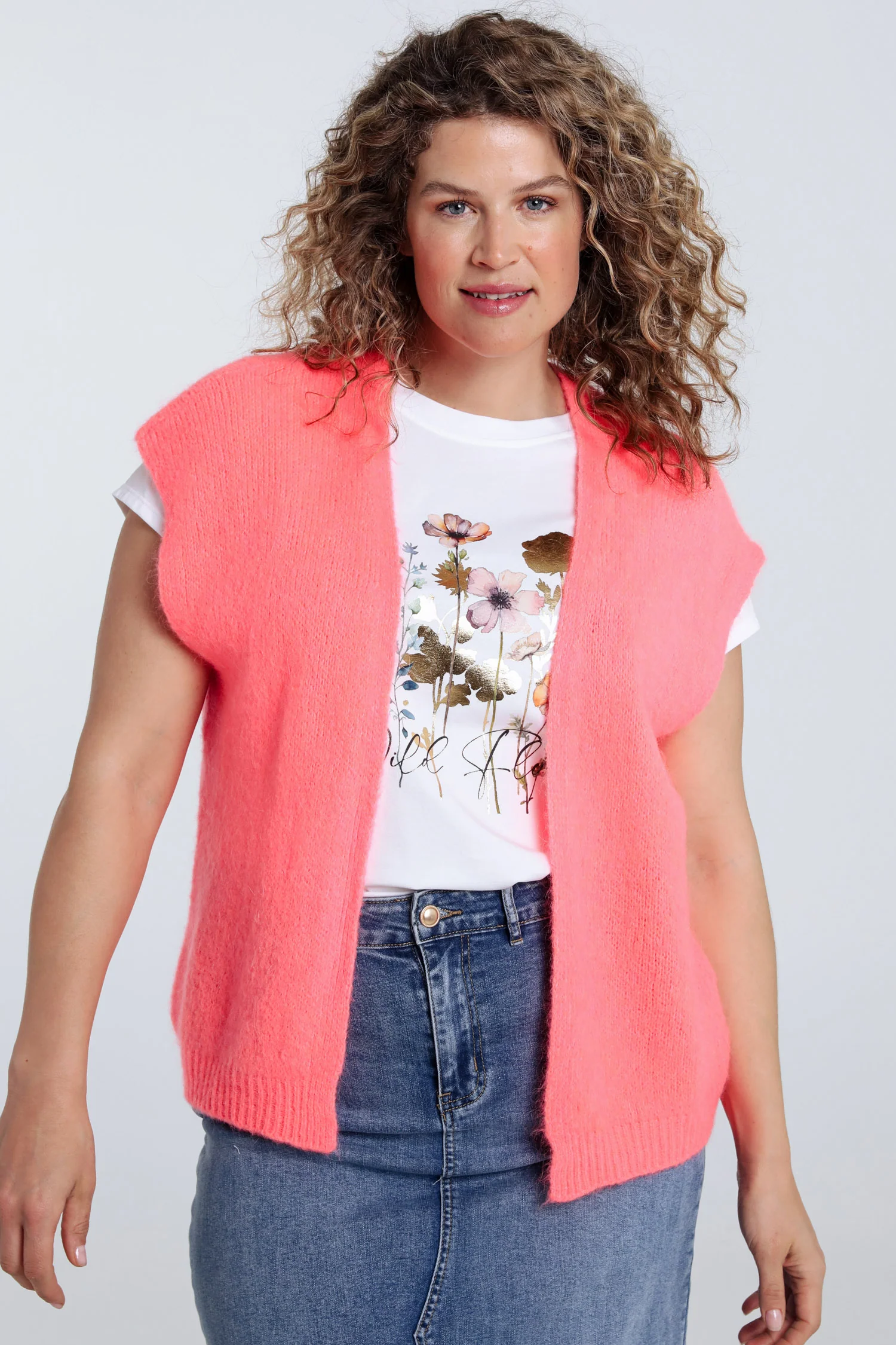 Gilet sans manches uni - Image 78
